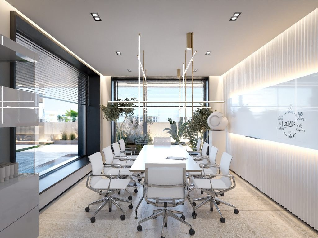 ROOF FLOOR MEDICAL CLINIC IN DUBAI. Interior Design & 3D Rendering | Alena Bulataya Design Buro