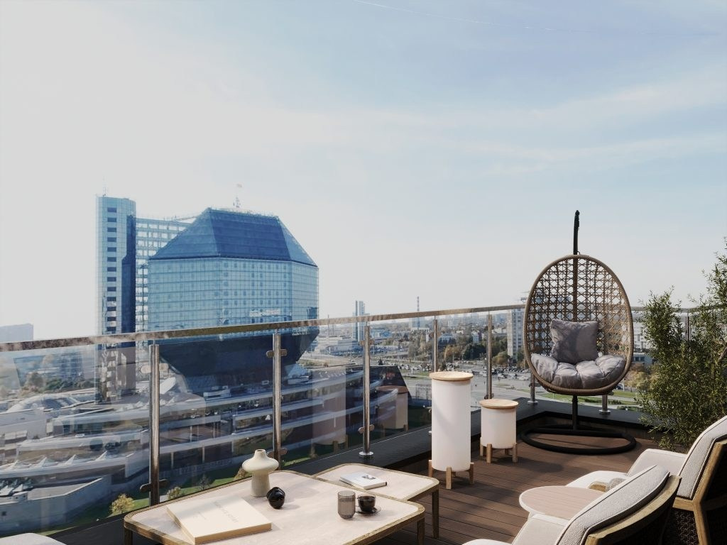APARTMENT WITH A TERRACE IN MINSK. Interior Design & 3D Rendering | Alena Bulataya Design Buro