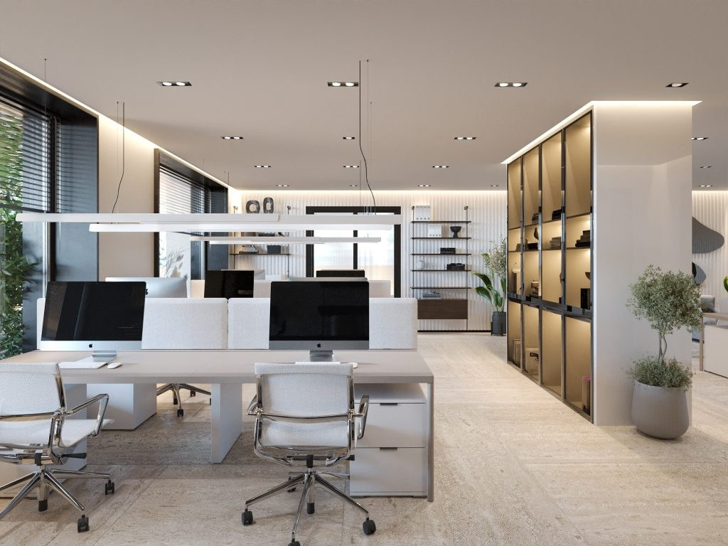 ROOF FLOOR MEDICAL CLINIC IN DUBAI. Interior Design & 3D Rendering | Alena Bulataya Design Buro