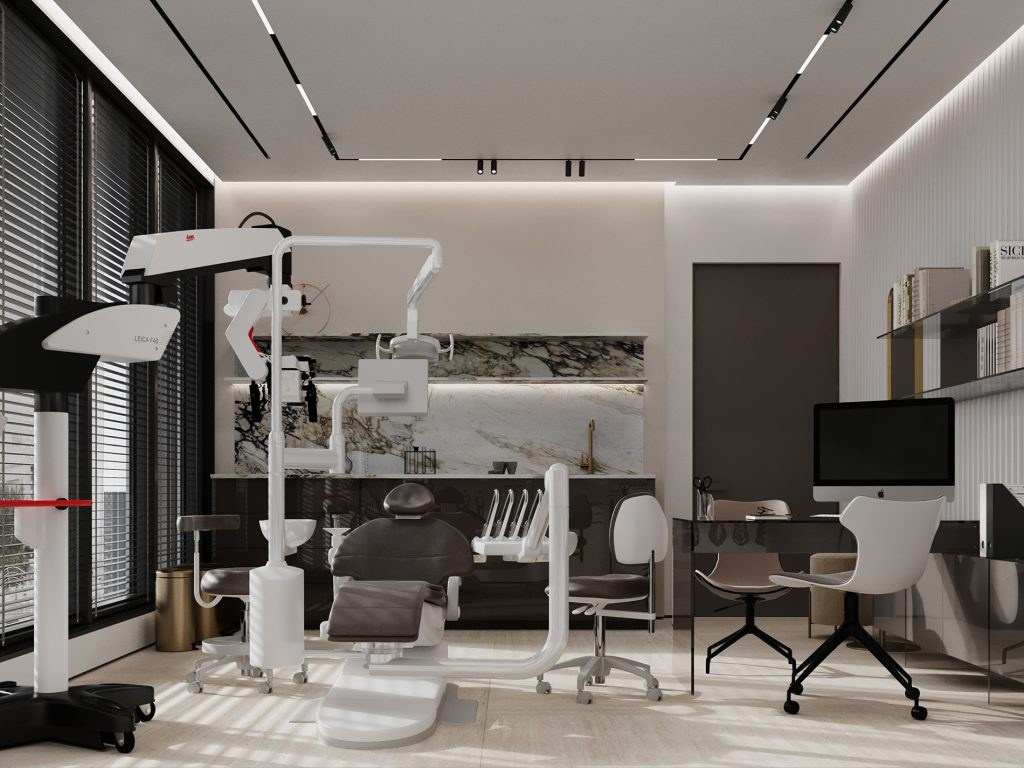 ELEMENTAL DAY SURGICAL CENTRE IN DUBAI. Interior Design & 3D Rendering | Alena Bulataya Design Buro