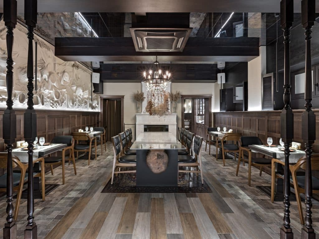 BULBASHY RESTAURANT. Interior Design & 3D Rendering | Alena Bulataya Design Buro