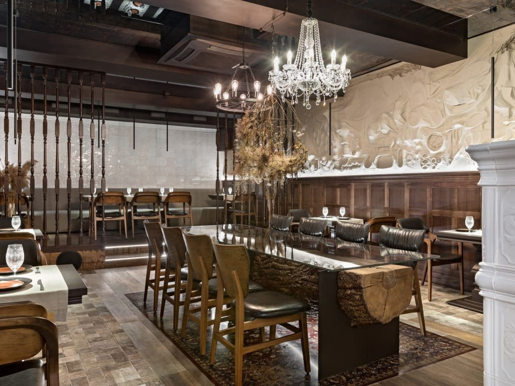 BULBASHY RESTAURANT. Interior Design & 3D Rendering | Alena Bulataya Design Buro