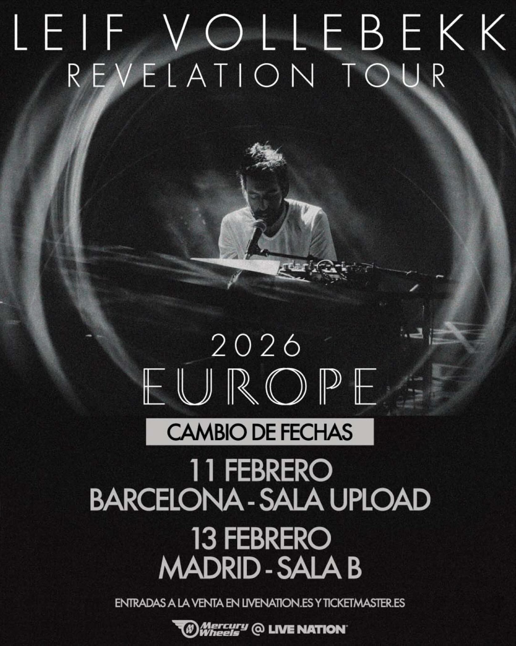 Leif Vollebekk en España 2026 — conciertos en Barcelona y Madrid, entradas y gira | FOTKAI