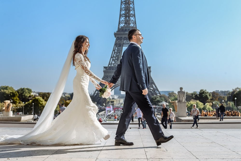 Top 7 Breathtaking Paris Elopement Locations. Photographe à Paris