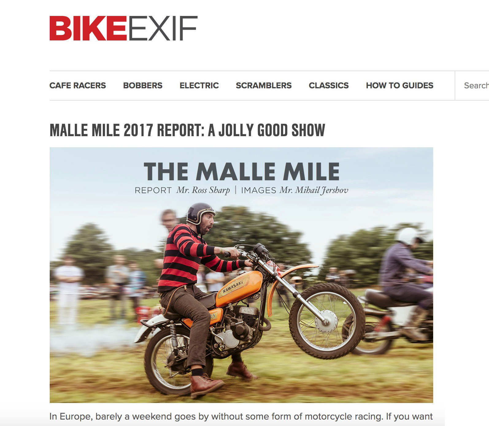 Publications. Automotive photographer based in London