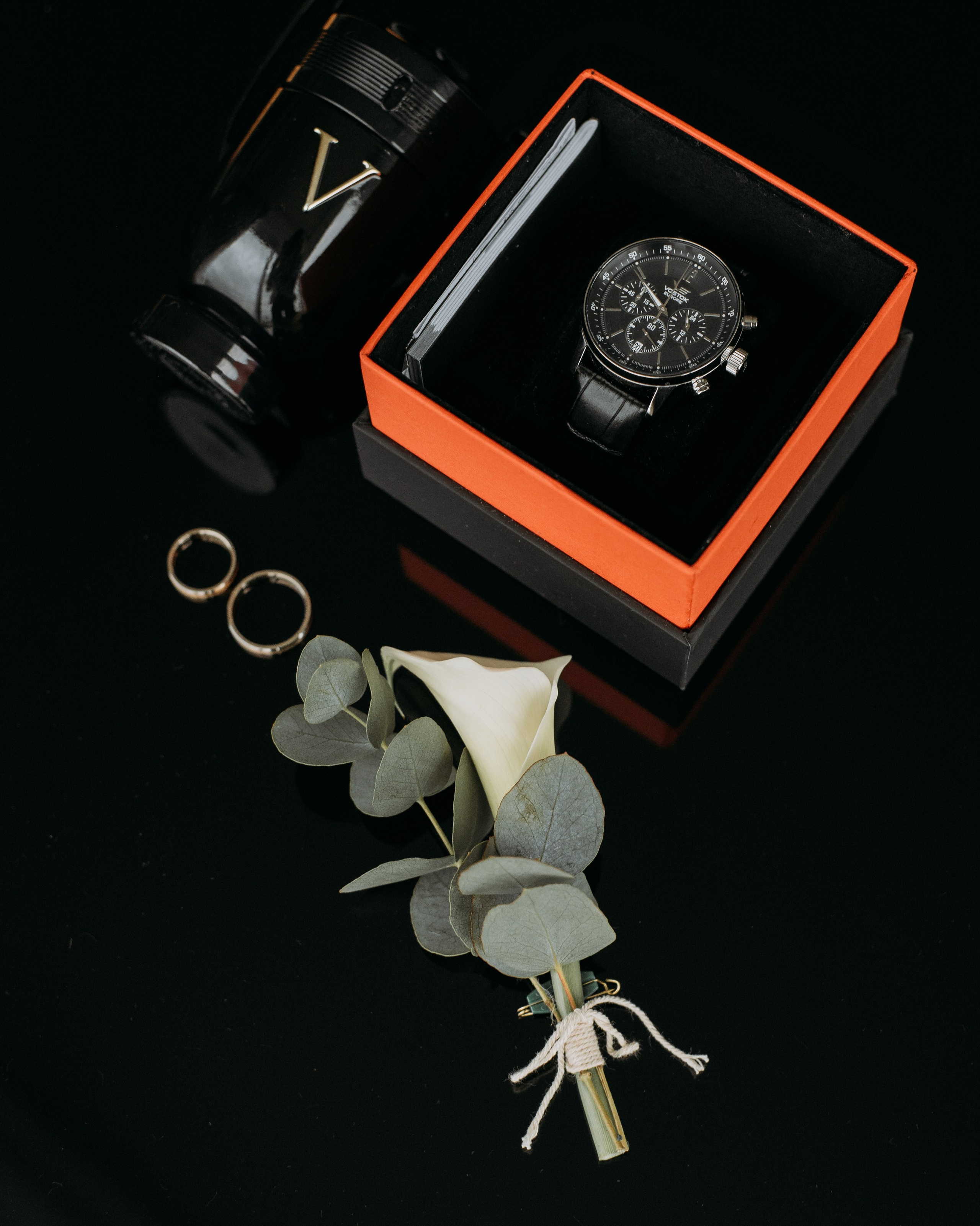 Свадебные детали и кольца — художественная свадебная фотография в Эстонии