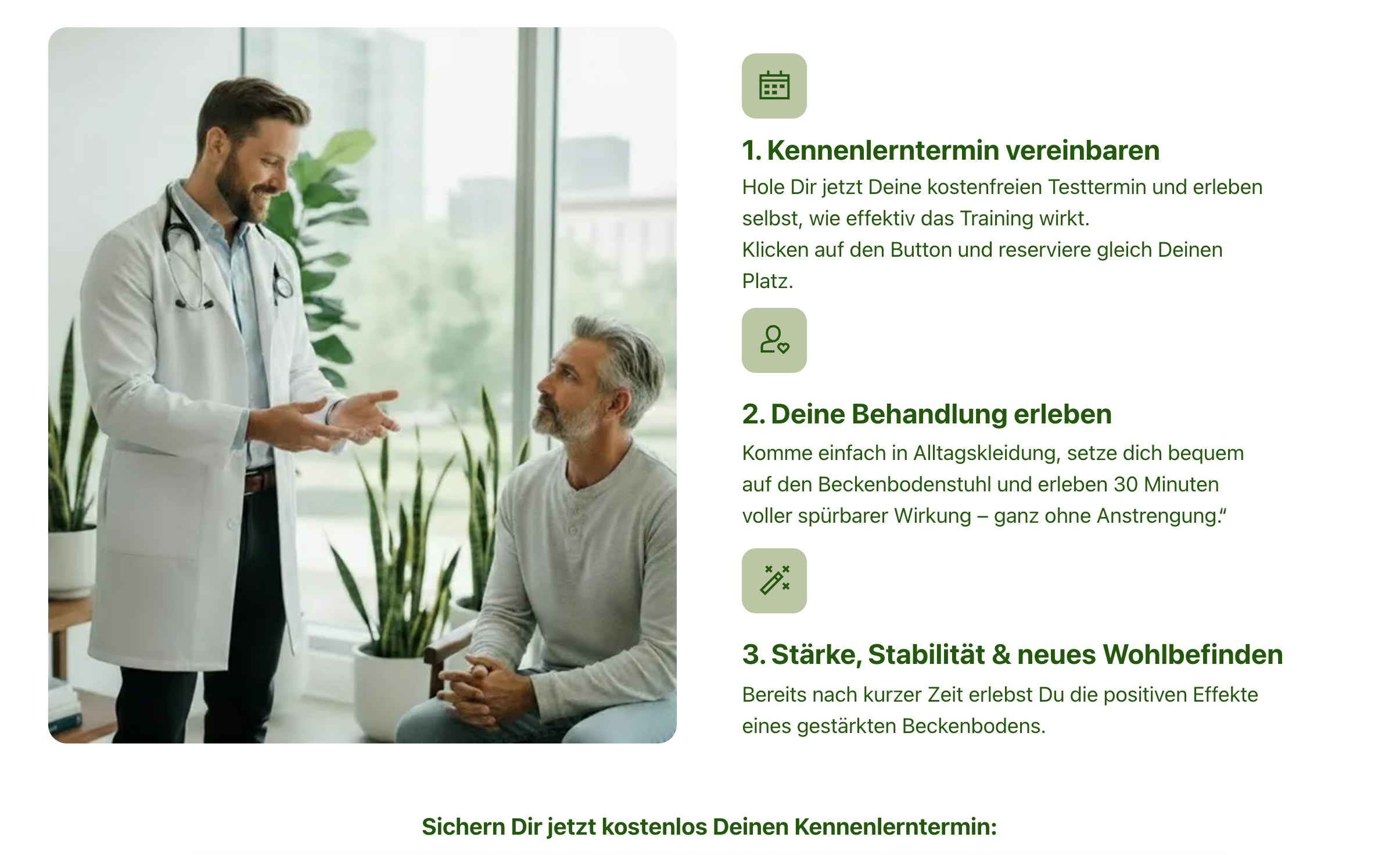 Für Männer. Gesundheitszentrum Lena Nozar — PowerChair Behandlung in Werne & NRW