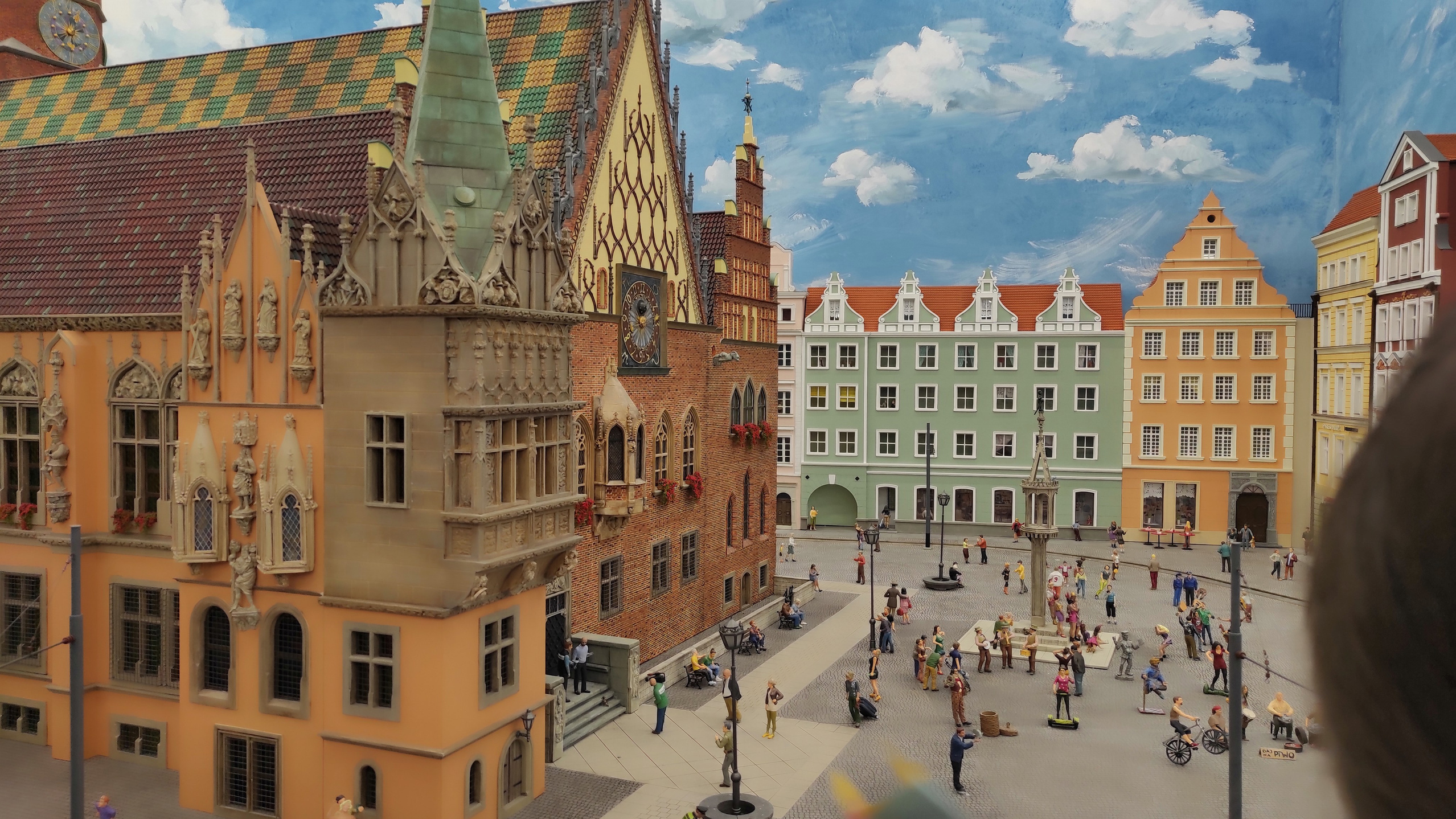 Ратуша Вроцлава в мініатюрі в музеї Колейково