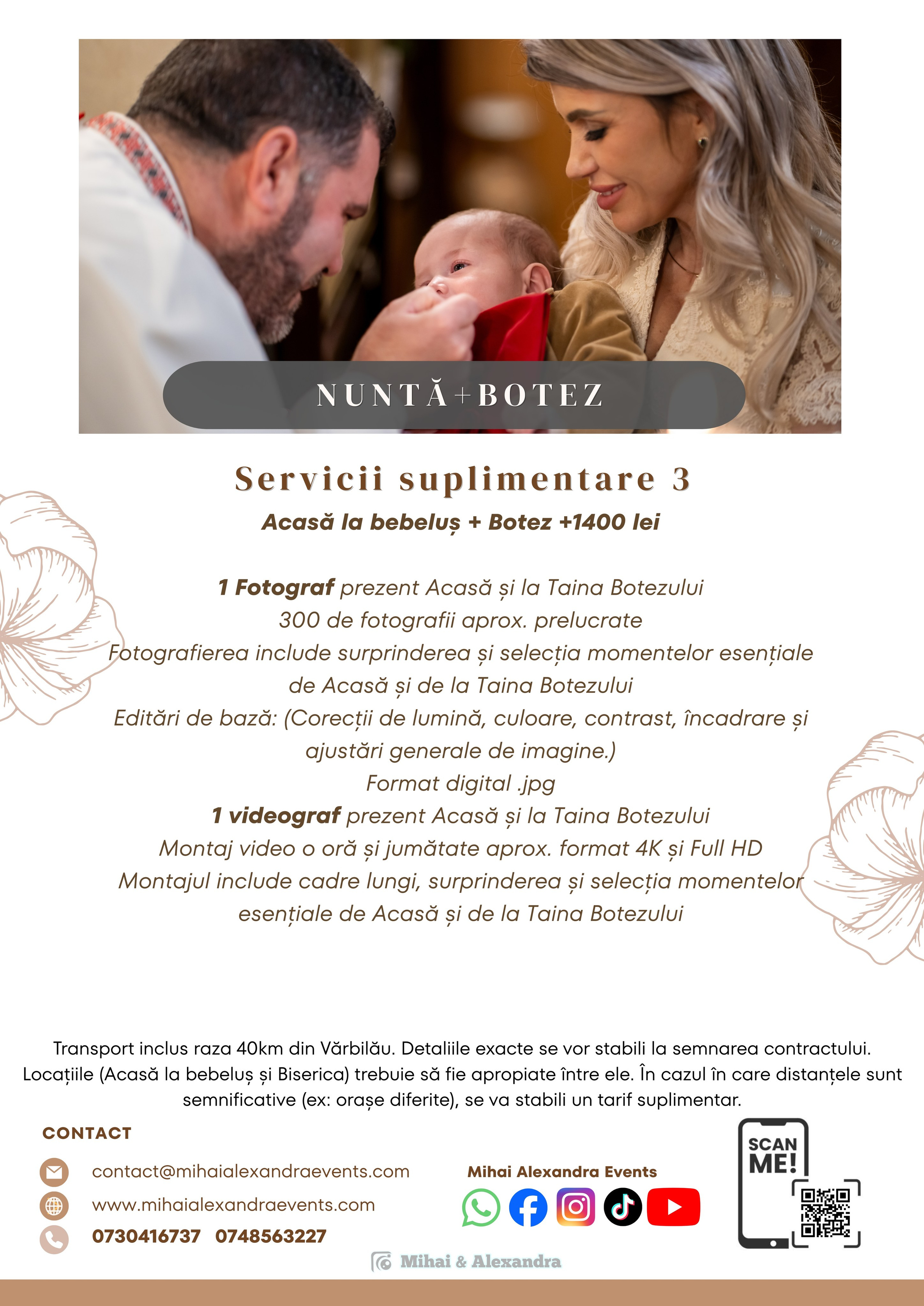 Prețuri. Mihai Alexandra Events