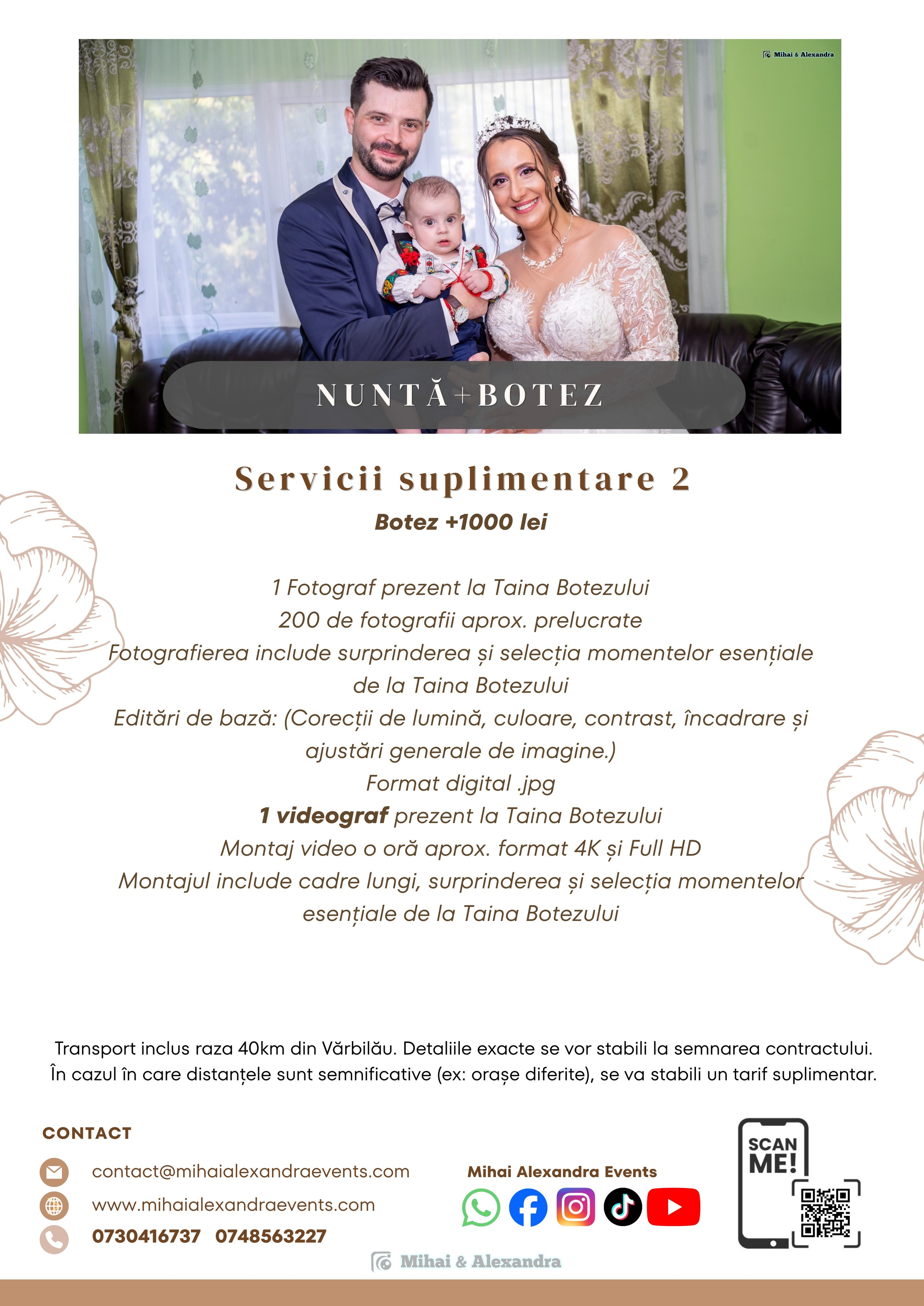 Prețuri. Mihai Alexandra Events