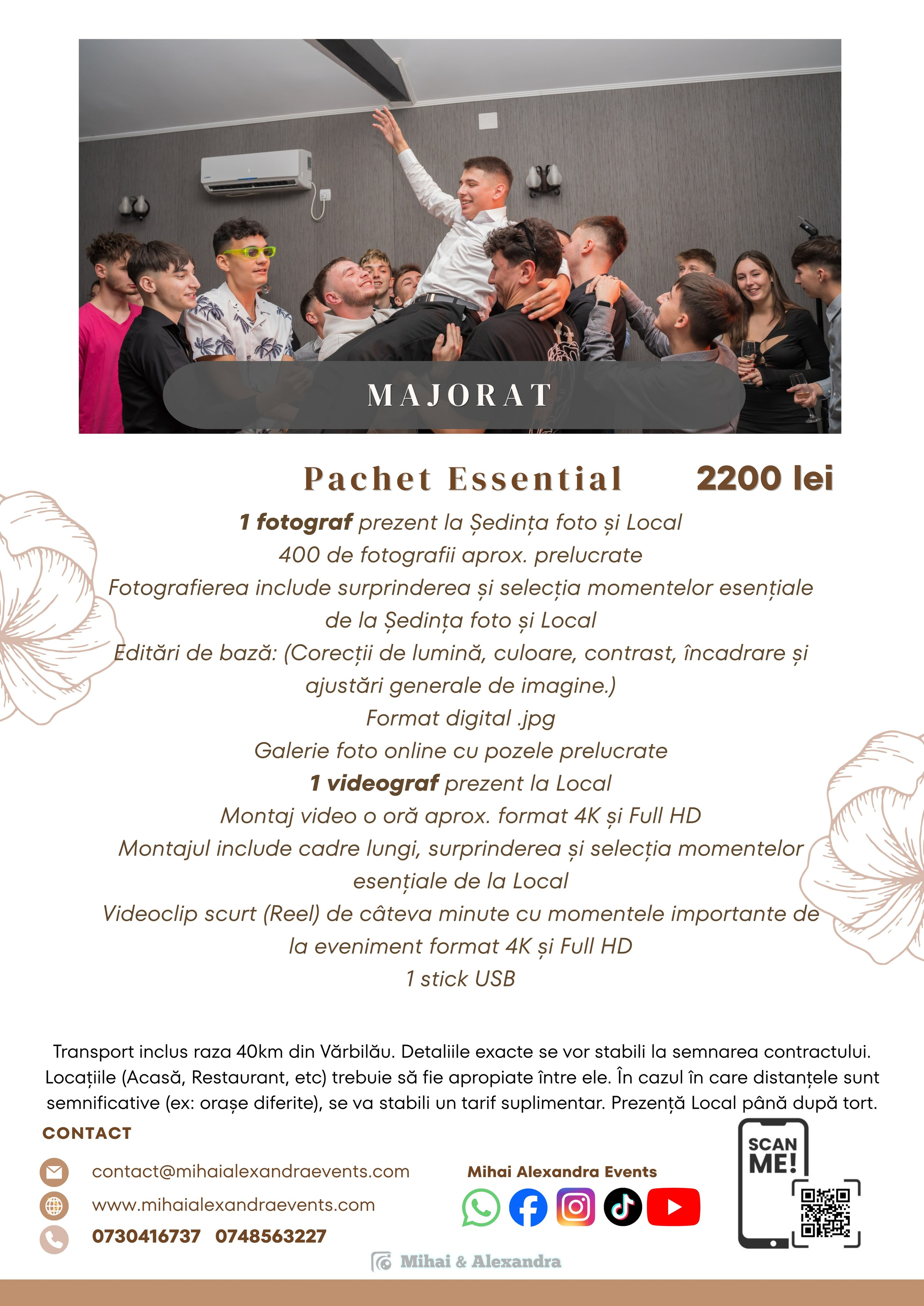 Prețuri. Mihai Alexandra Events