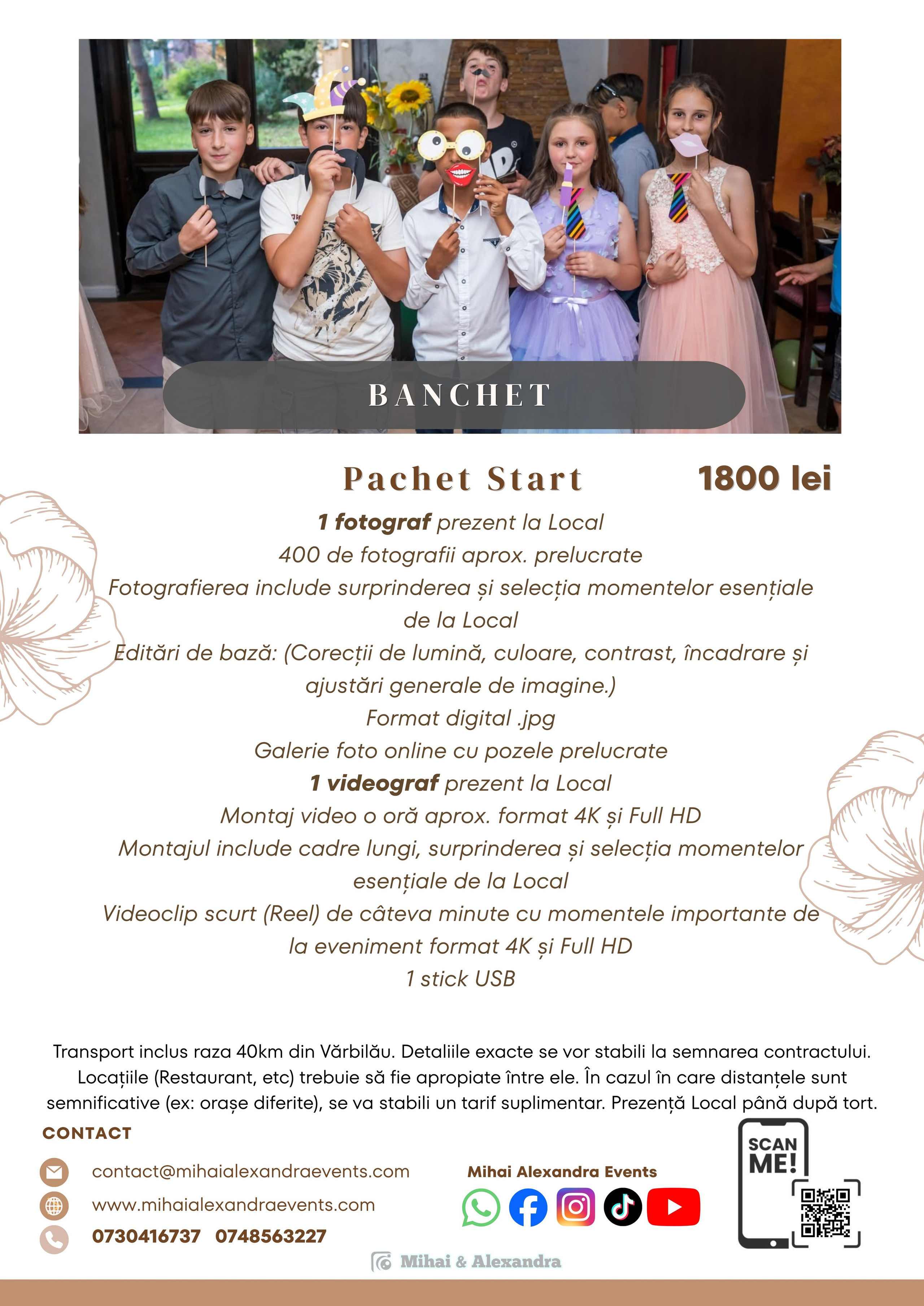 Prețuri. Mihai Alexandra Events