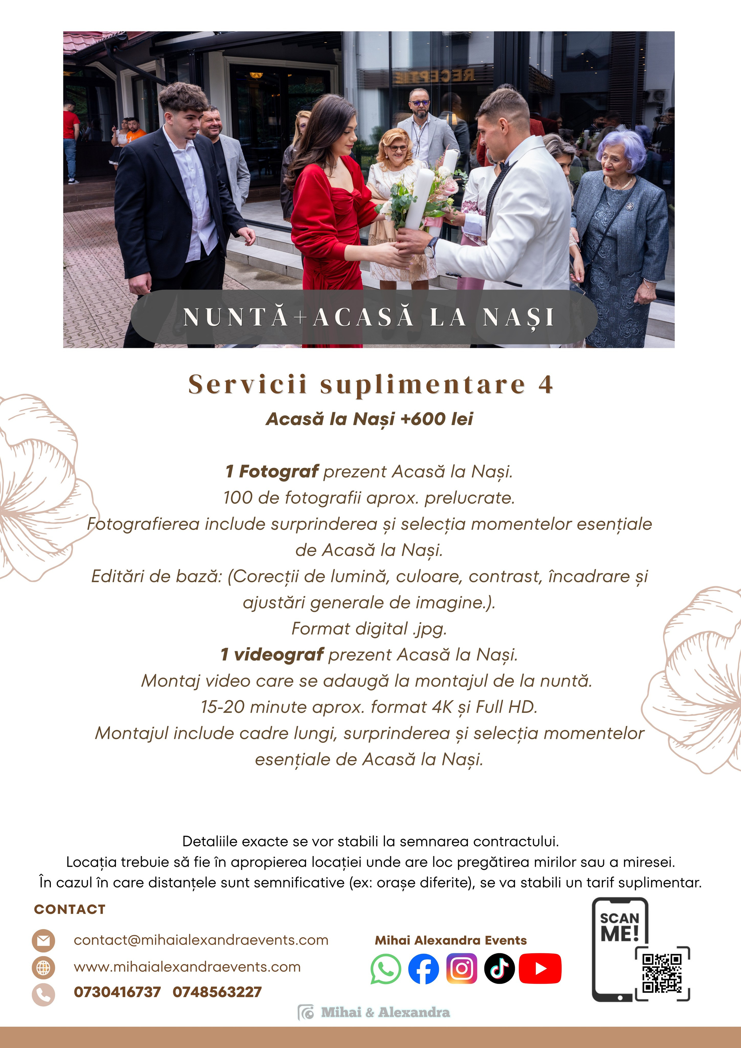 Prețuri. Mihai Alexandra Events
