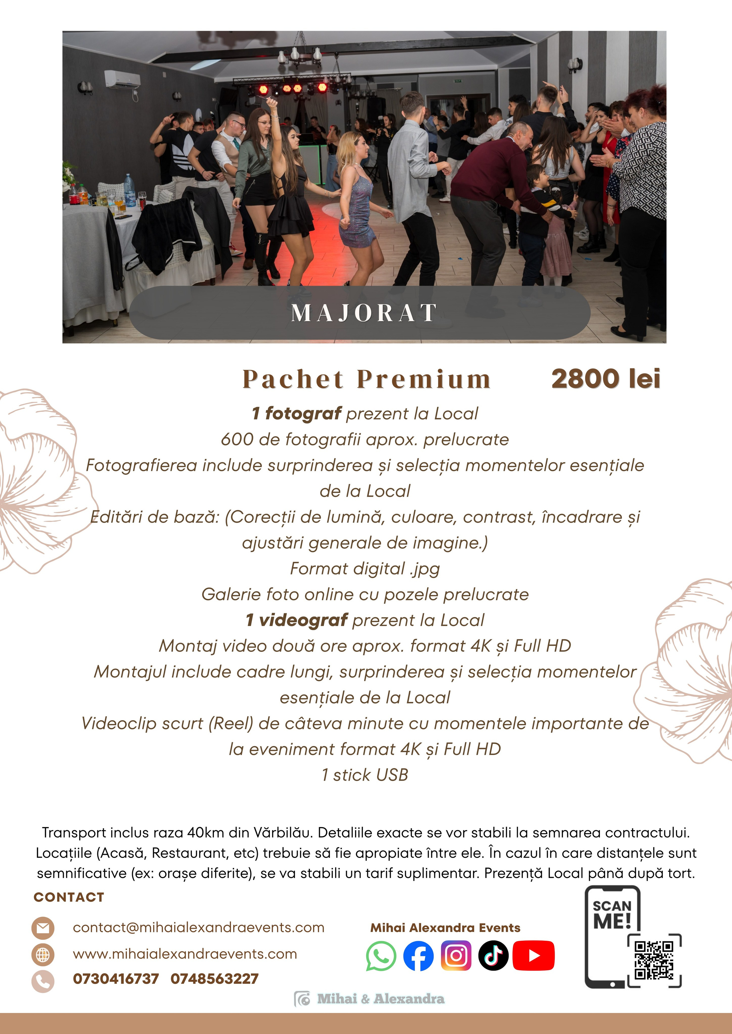 Prețuri. Mihai Alexandra Events
