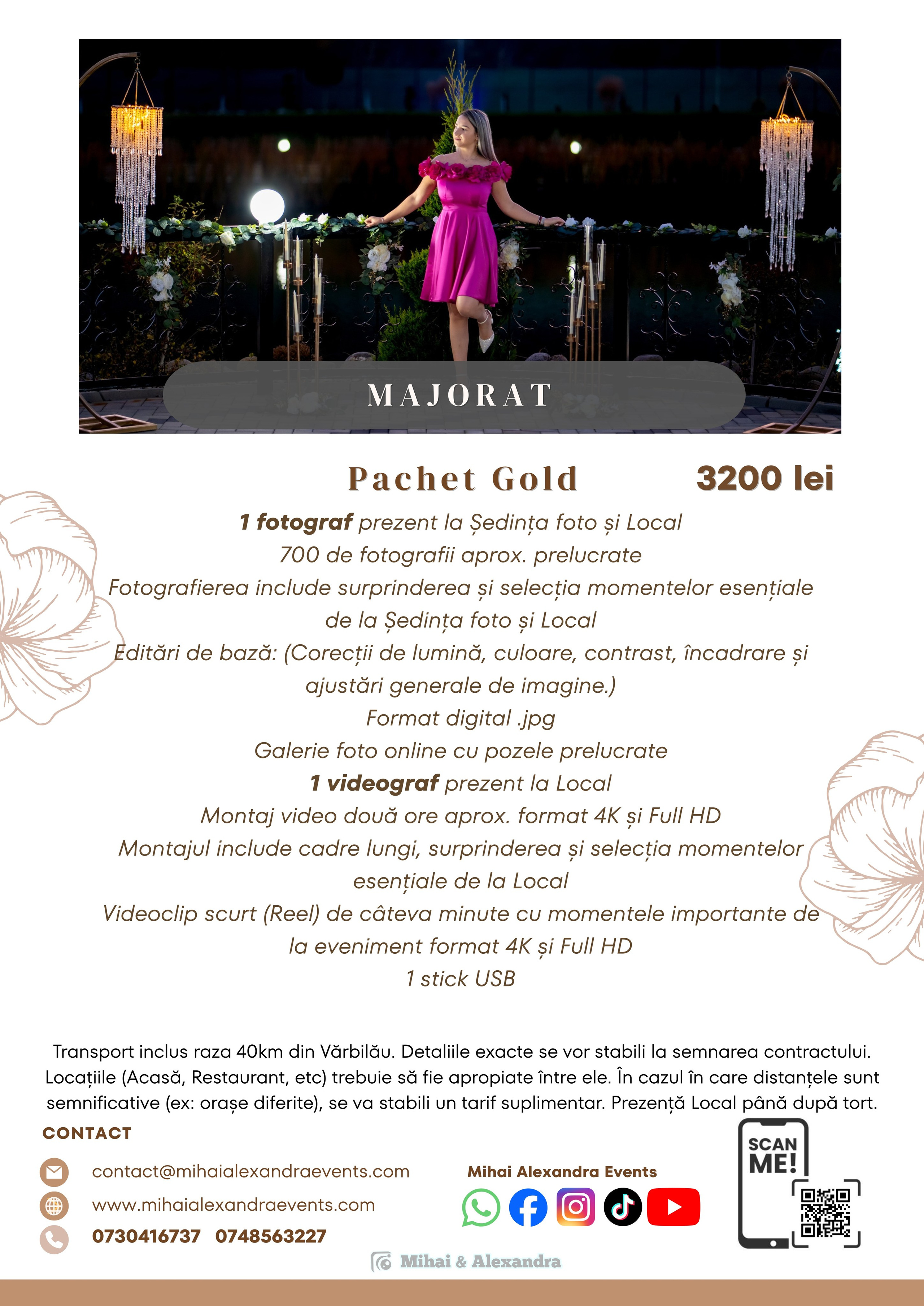 Prețuri. Mihai Alexandra Events