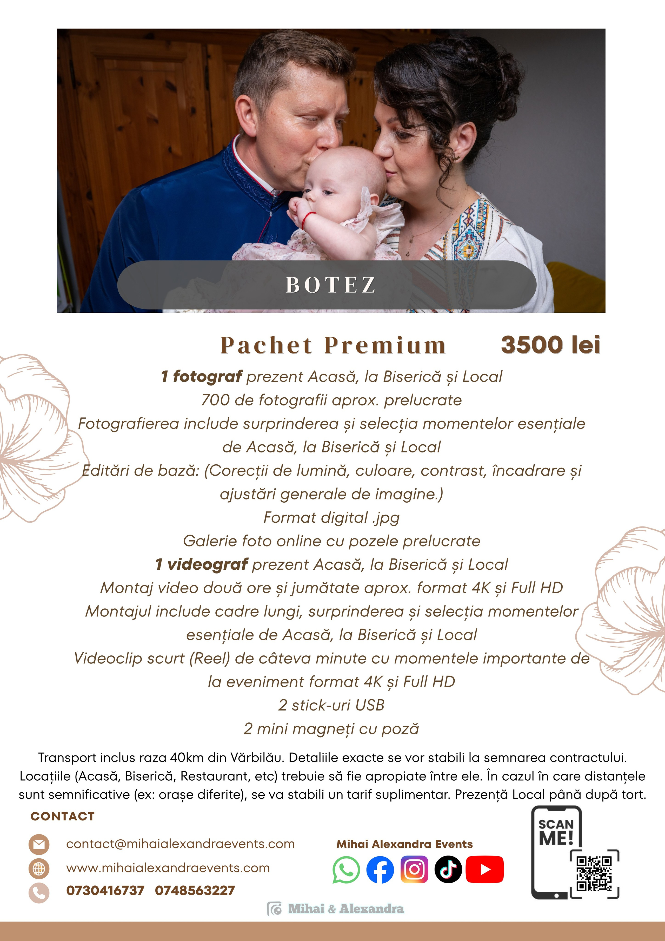 Prețuri. Mihai Alexandra Events