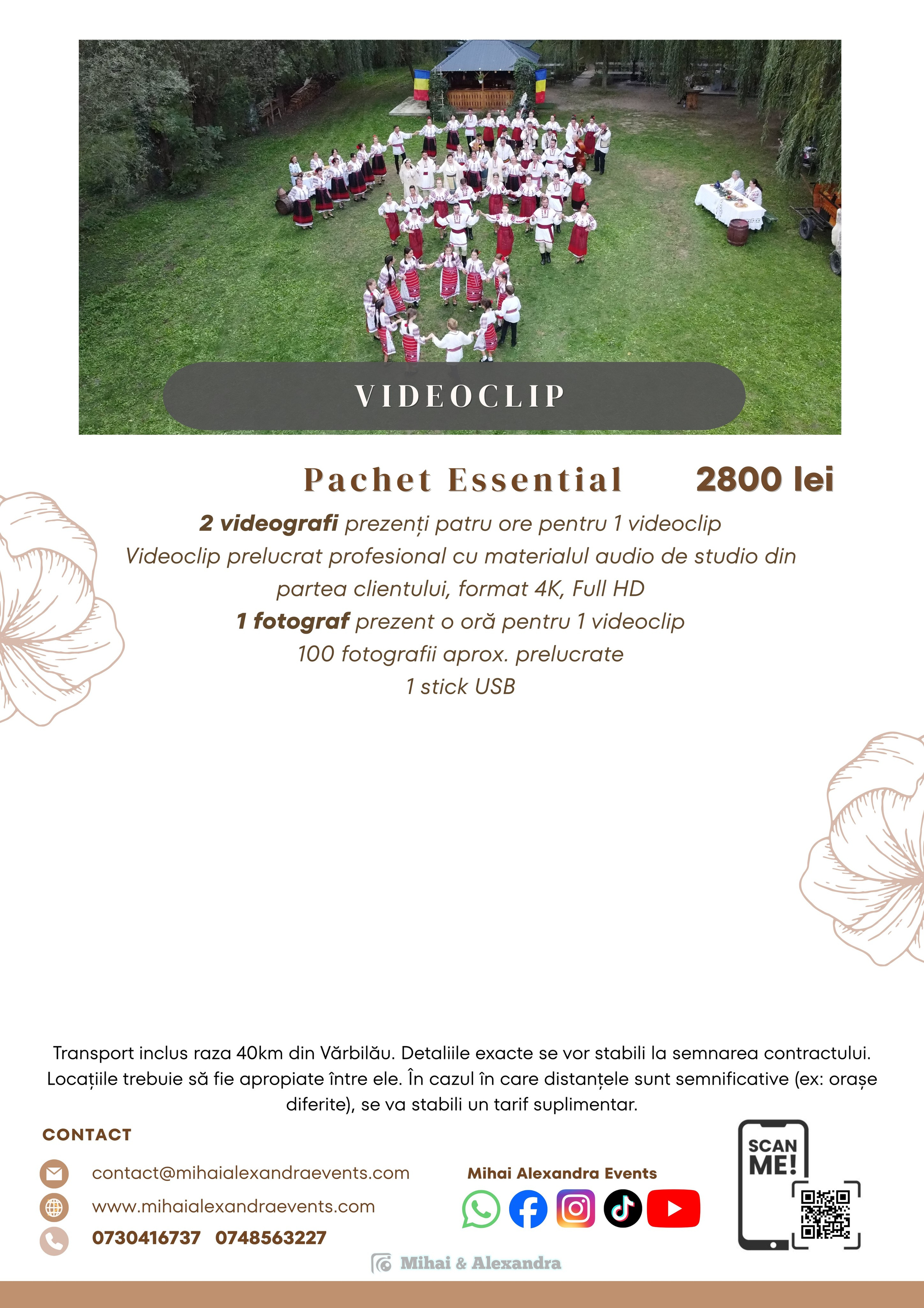 Prețuri. Mihai Alexandra Events