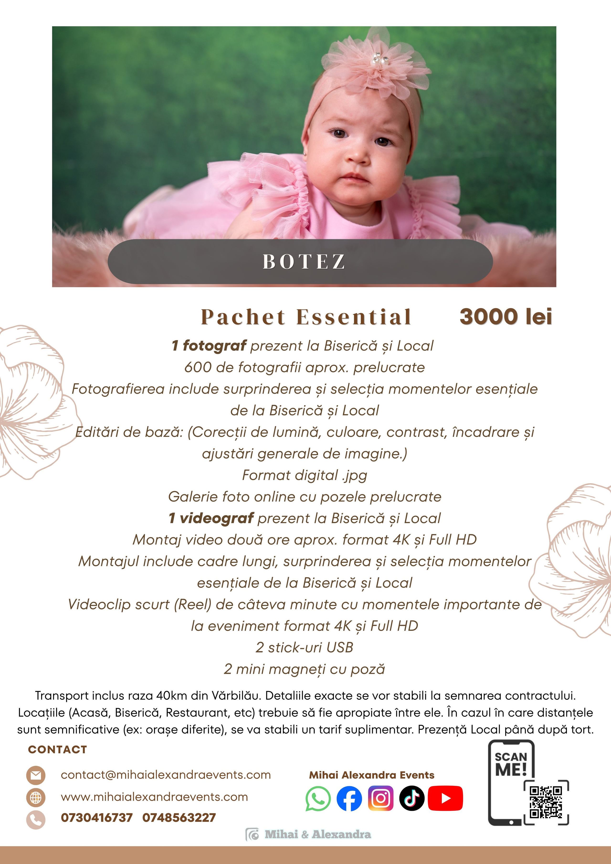 Prețuri. Mihai Alexandra Events