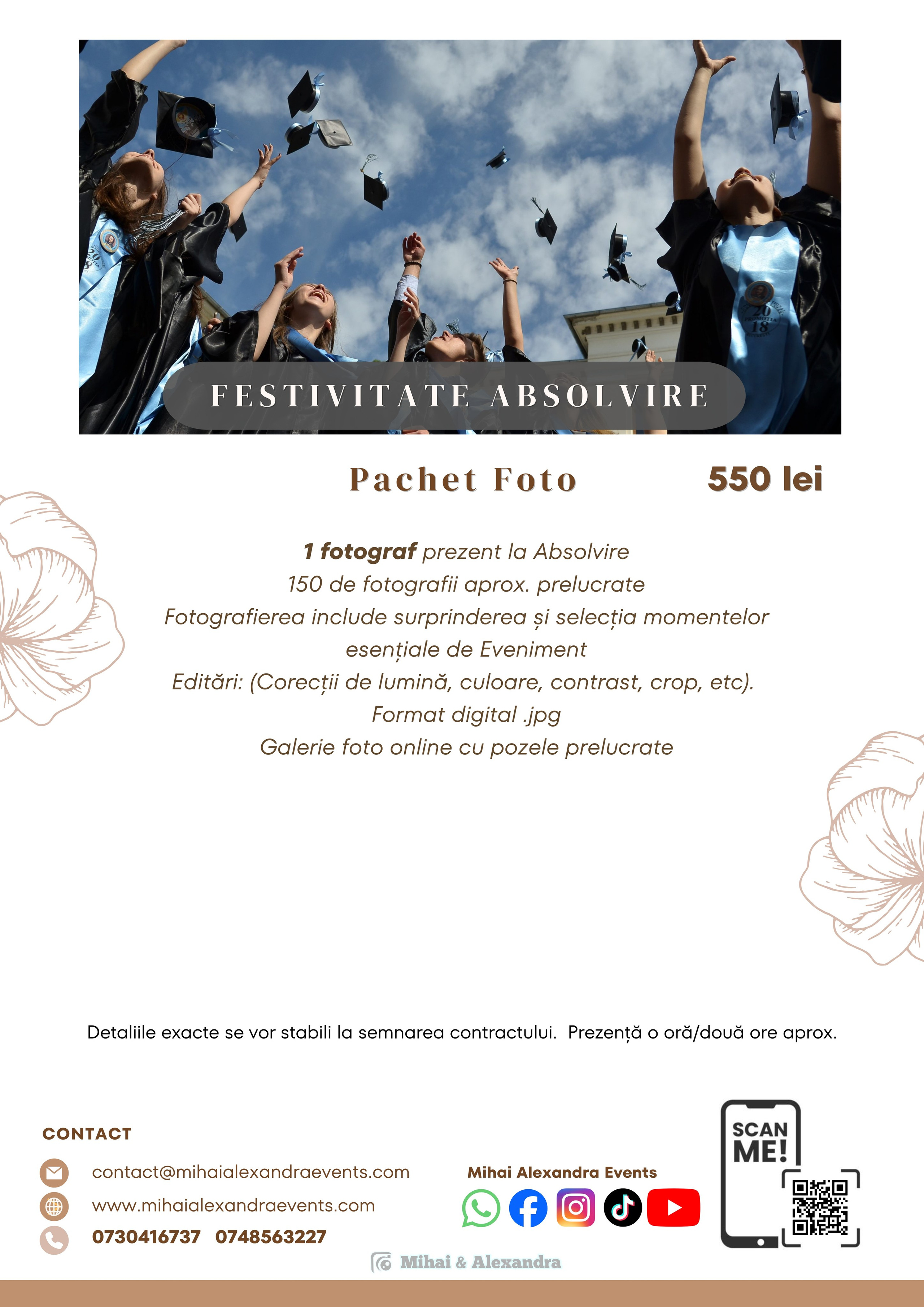 Prețuri. Mihai Alexandra Events