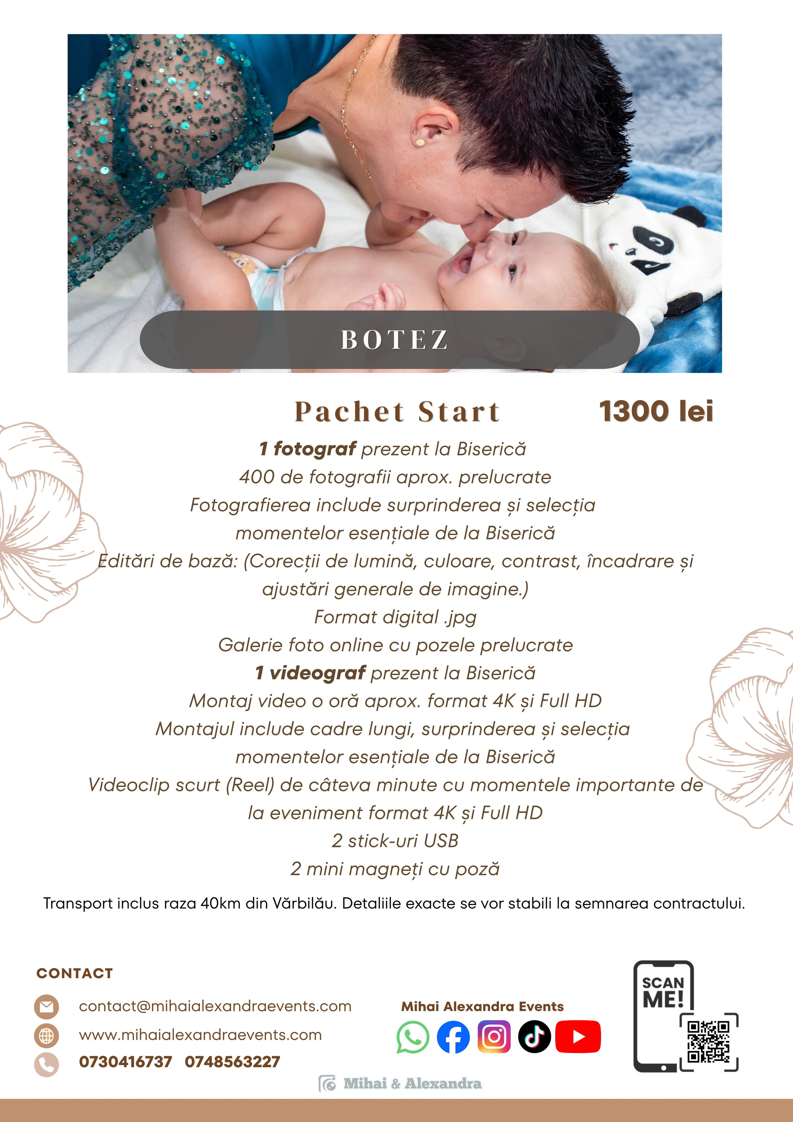 Prețuri. Mihai Alexandra Events