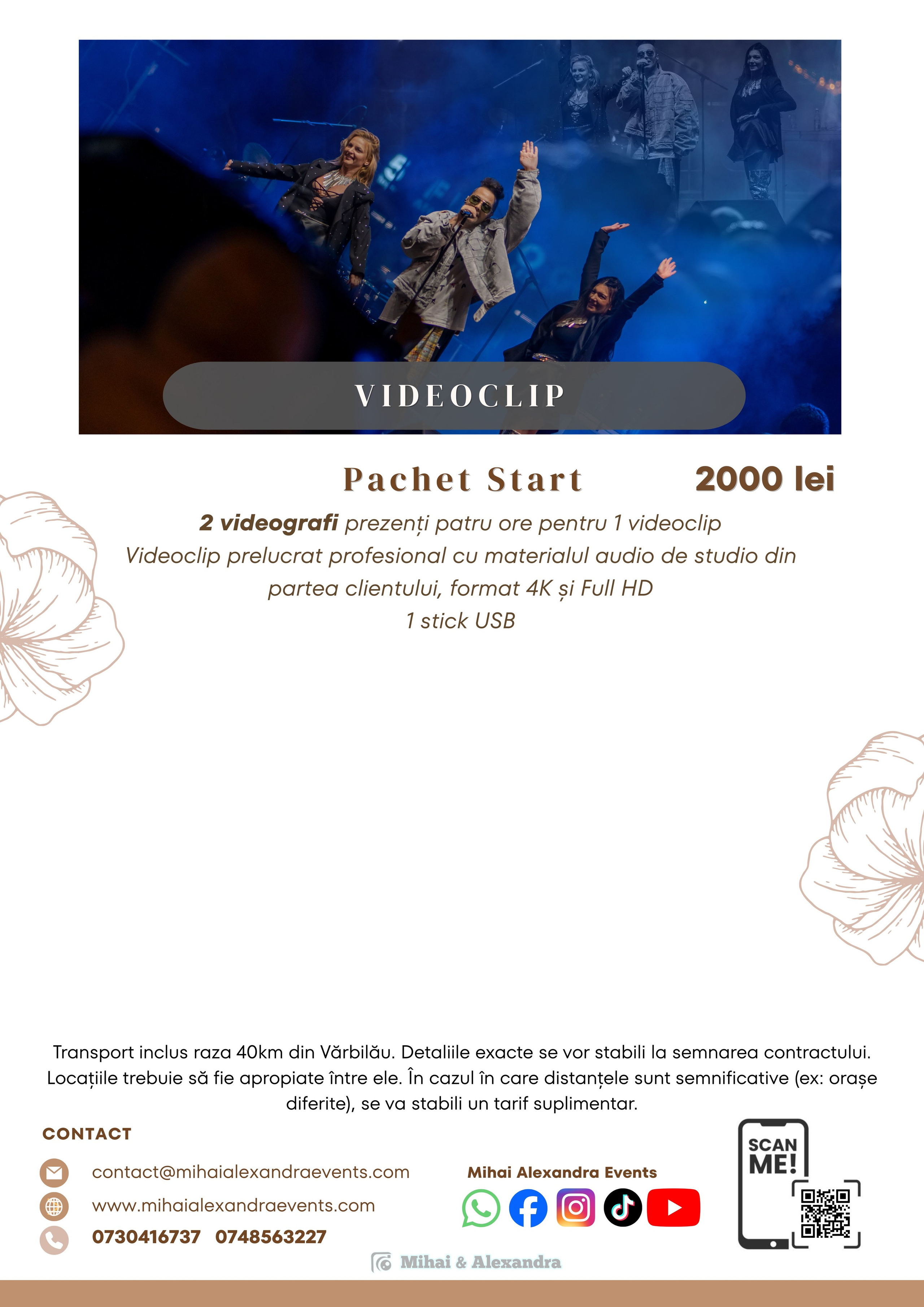 Prețuri. Mihai Alexandra Events