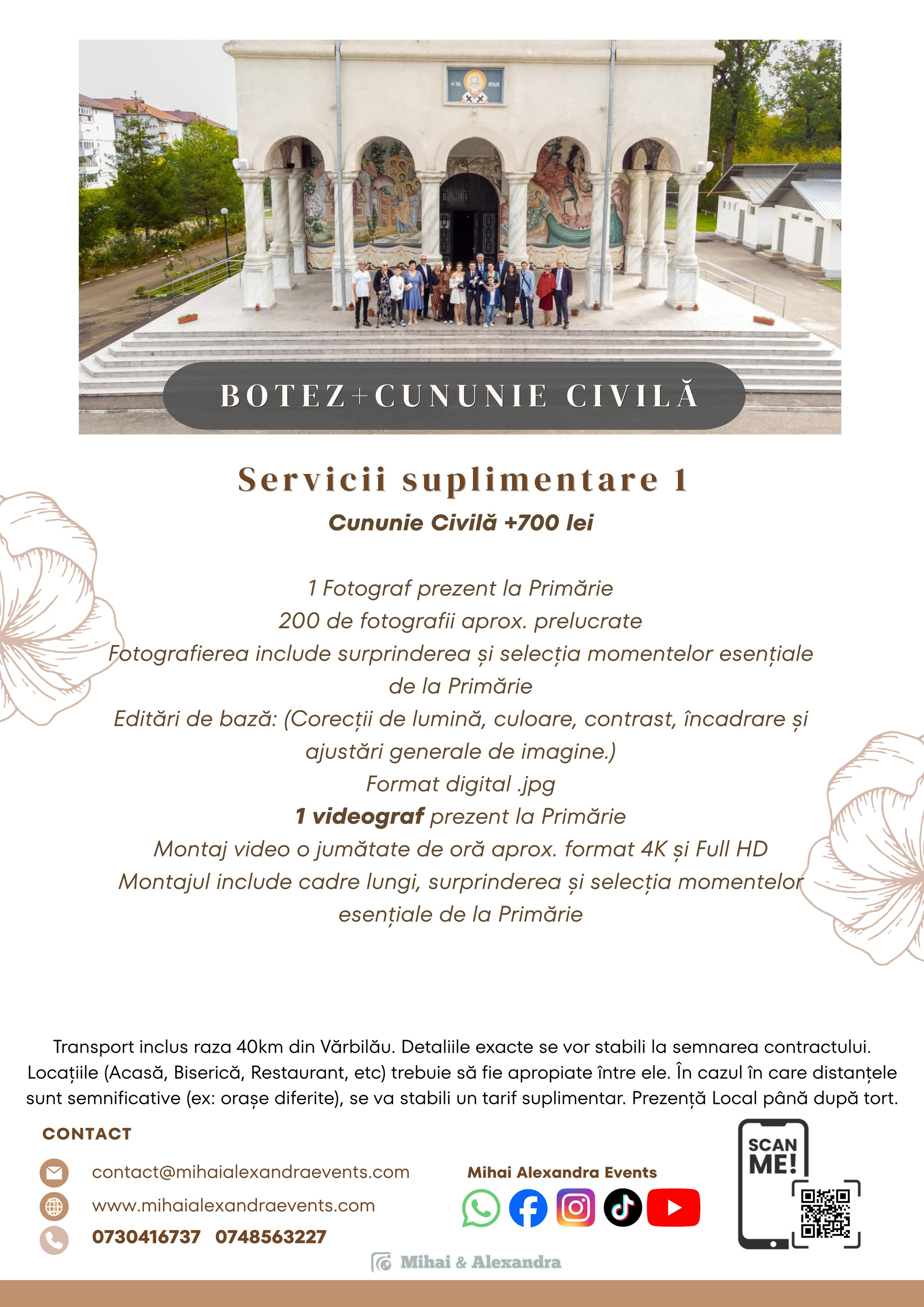 Prețuri. Mihai Alexandra Events