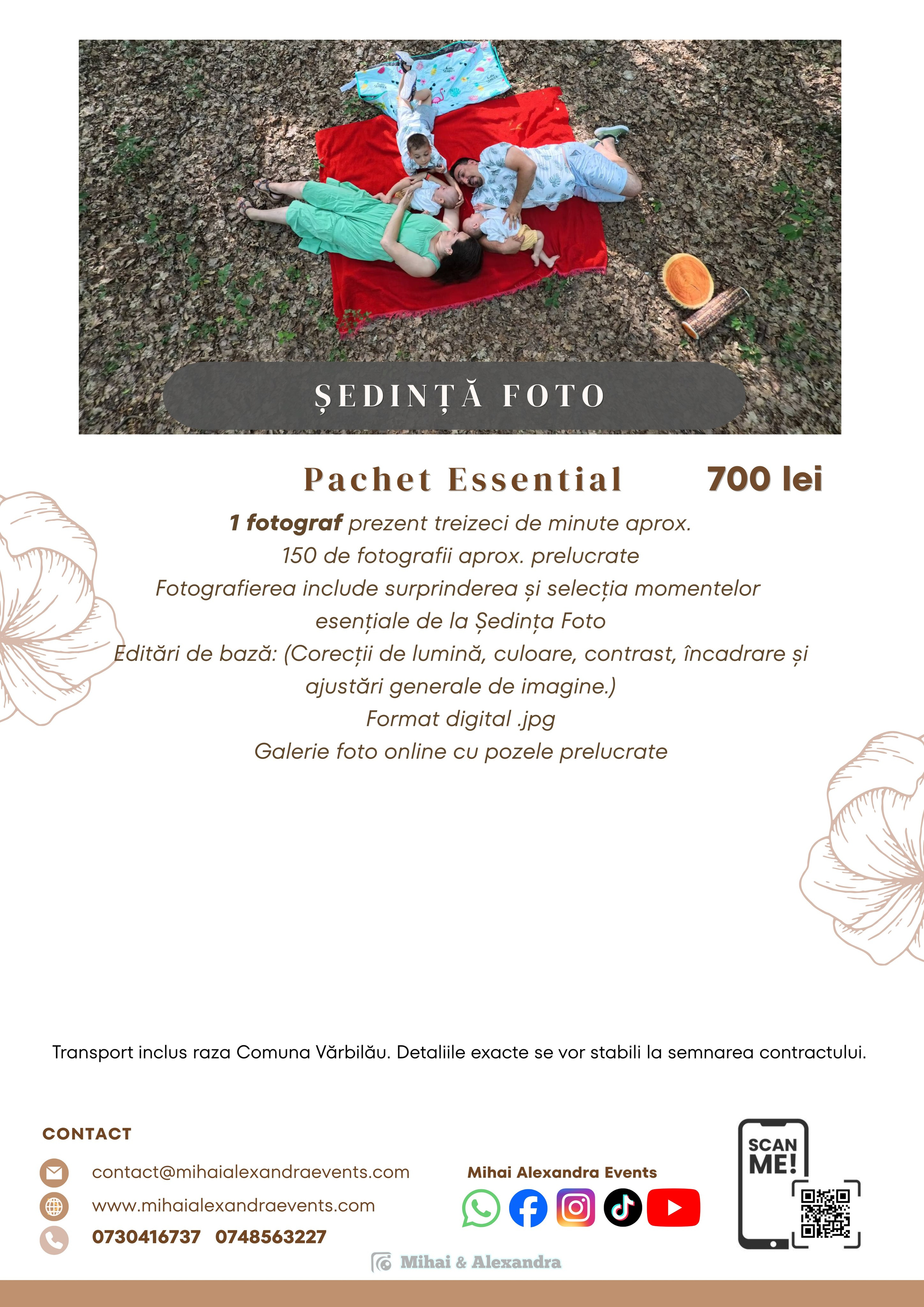 Prețuri. Mihai Alexandra Events