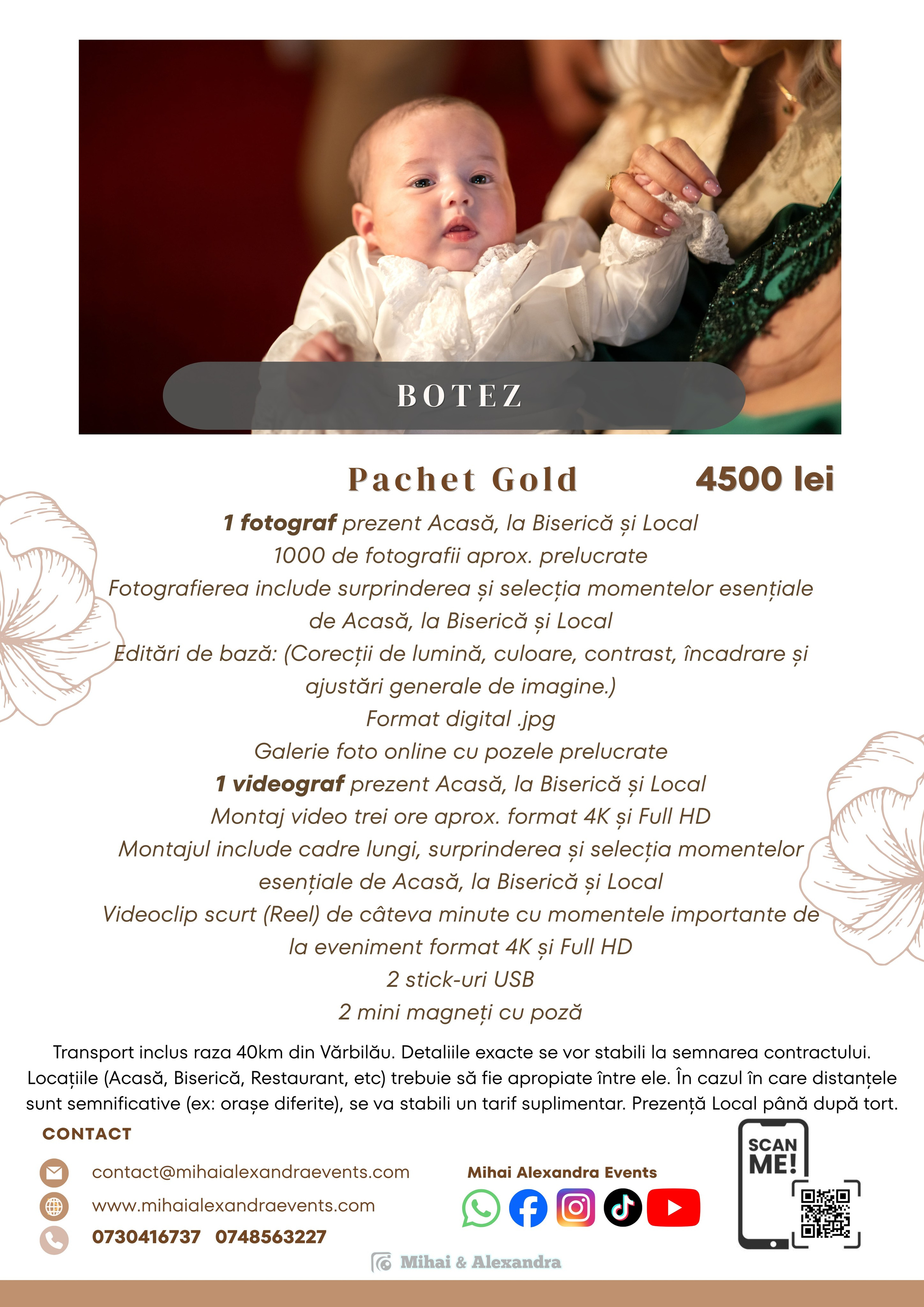 Prețuri. Mihai Alexandra Events