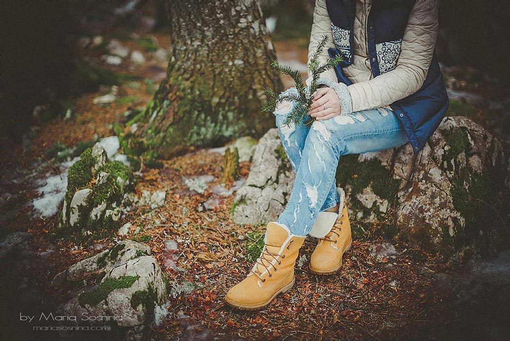 Svartsjøen i Montenegro om vinteren