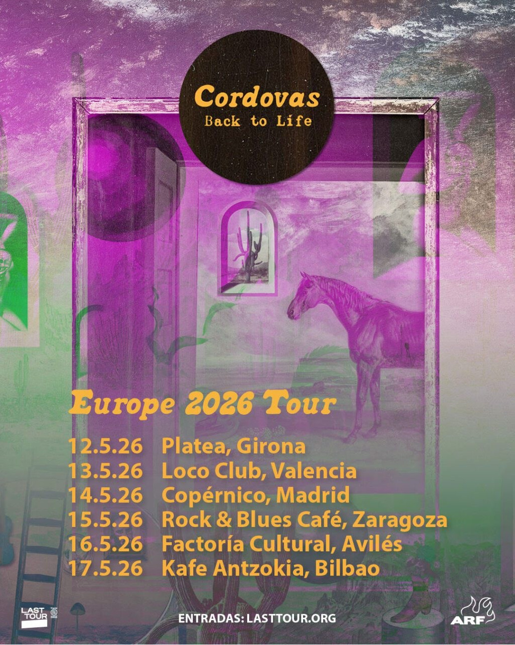 Cordovas en España 2026: concierto con el nuevo álbum Back to Life en seis ciudades del país | FOTKAI