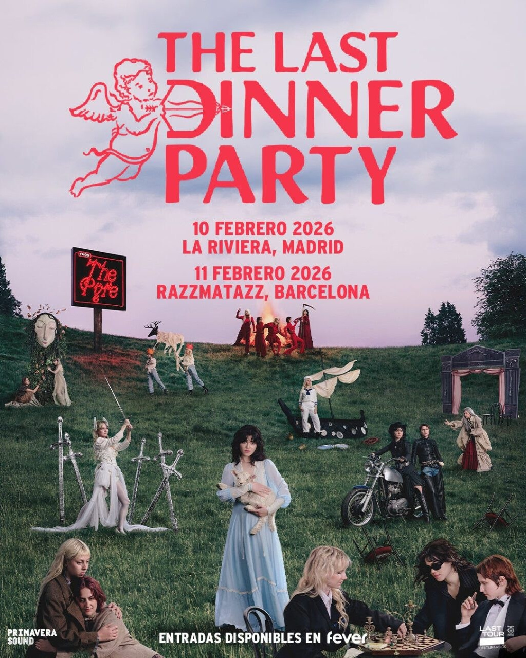 The Last Dinner Party in Spain: Madrid (La Riviera) & Barcelona (Razzmatazz) — February 2026 | FOTKAI