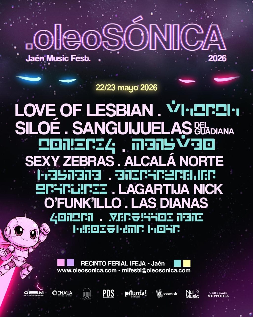 OleoSÓNICA Jaén Music Fest 2026 — top music festival in Spain, artist lineup & details | FOTKAI