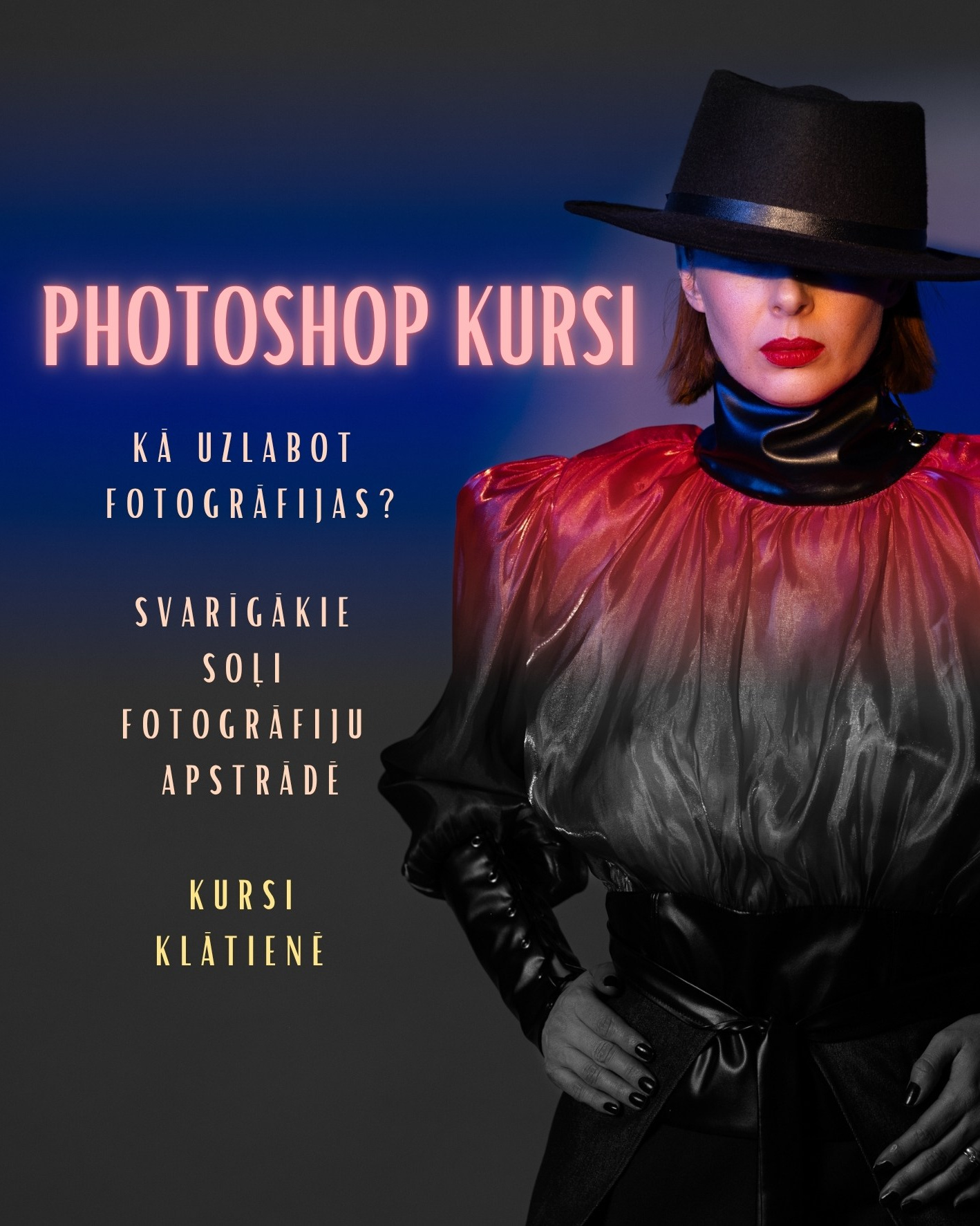 3. LĪMENIS. Fotokursi fotostudijā Rīgā. Profesionāls fotogrāfs Aivars Tipsis