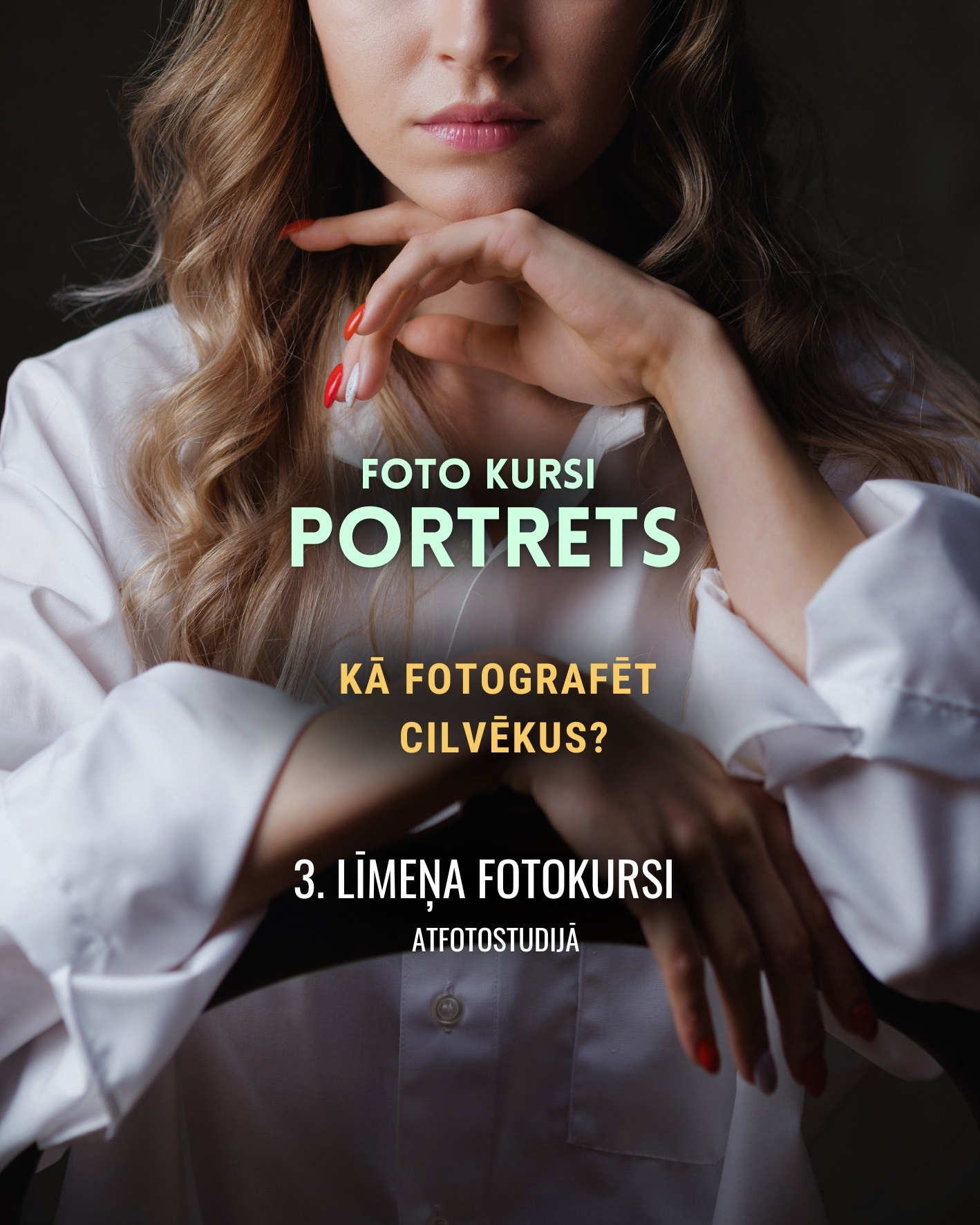 3. LĪMENIS. Fotokursi fotostudijā Rīgā. Profesionāls fotogrāfs Aivars Tipsis