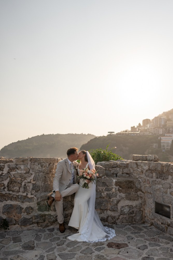 Budva Citadel Wedding: Seaside Fortress in the Old Town