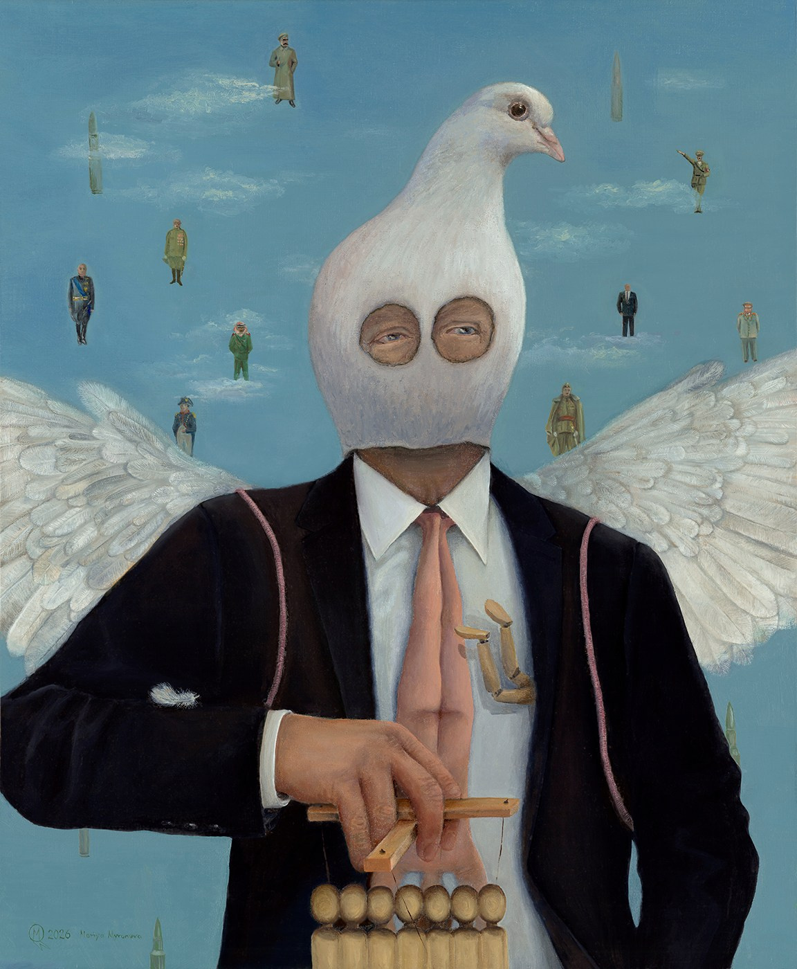 Surrealist artist Mariya Myronova based in Cambridge UK