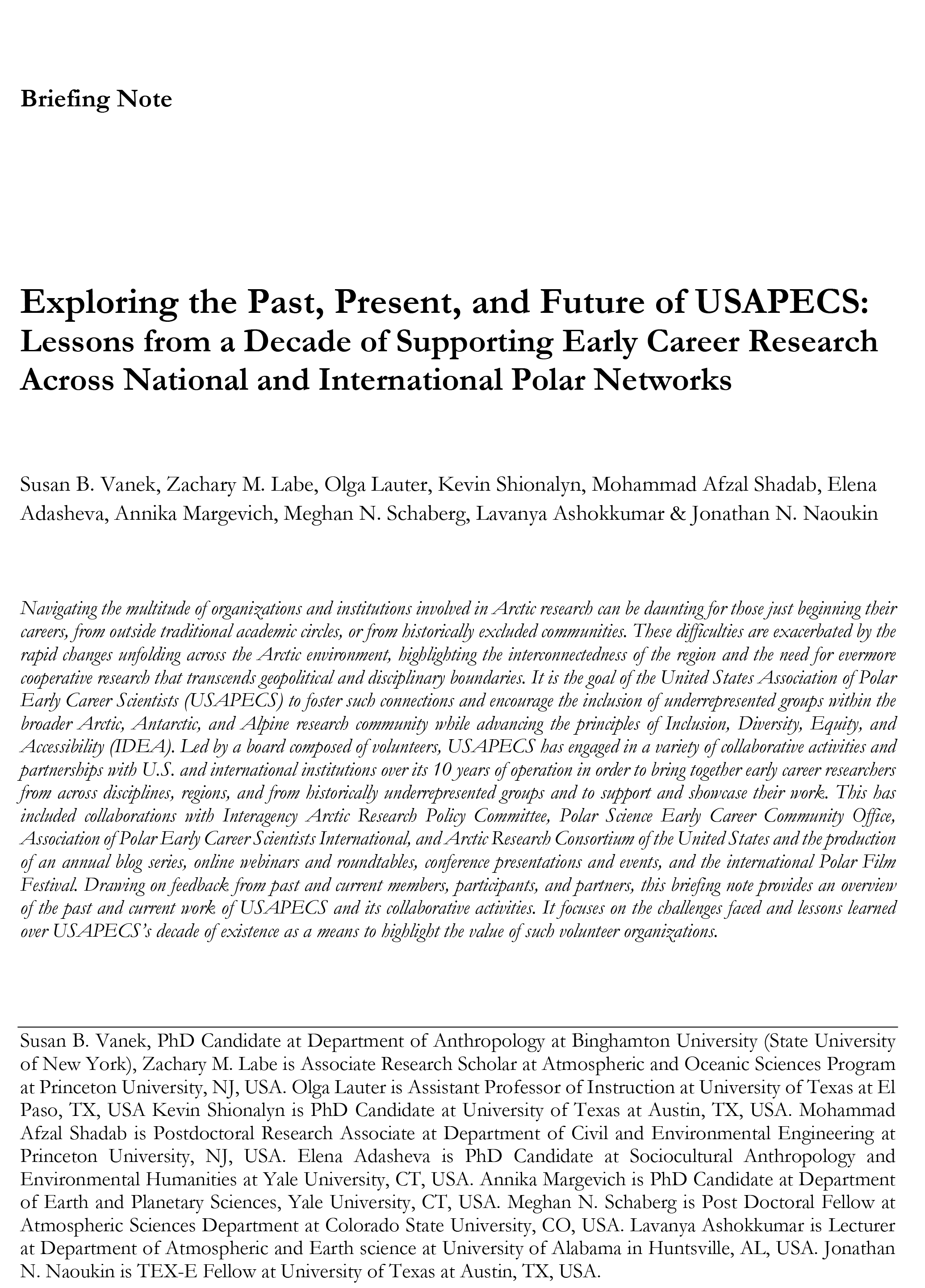 Publication: Arctic Yearbook 2024. NEWS AND CONFERENCES