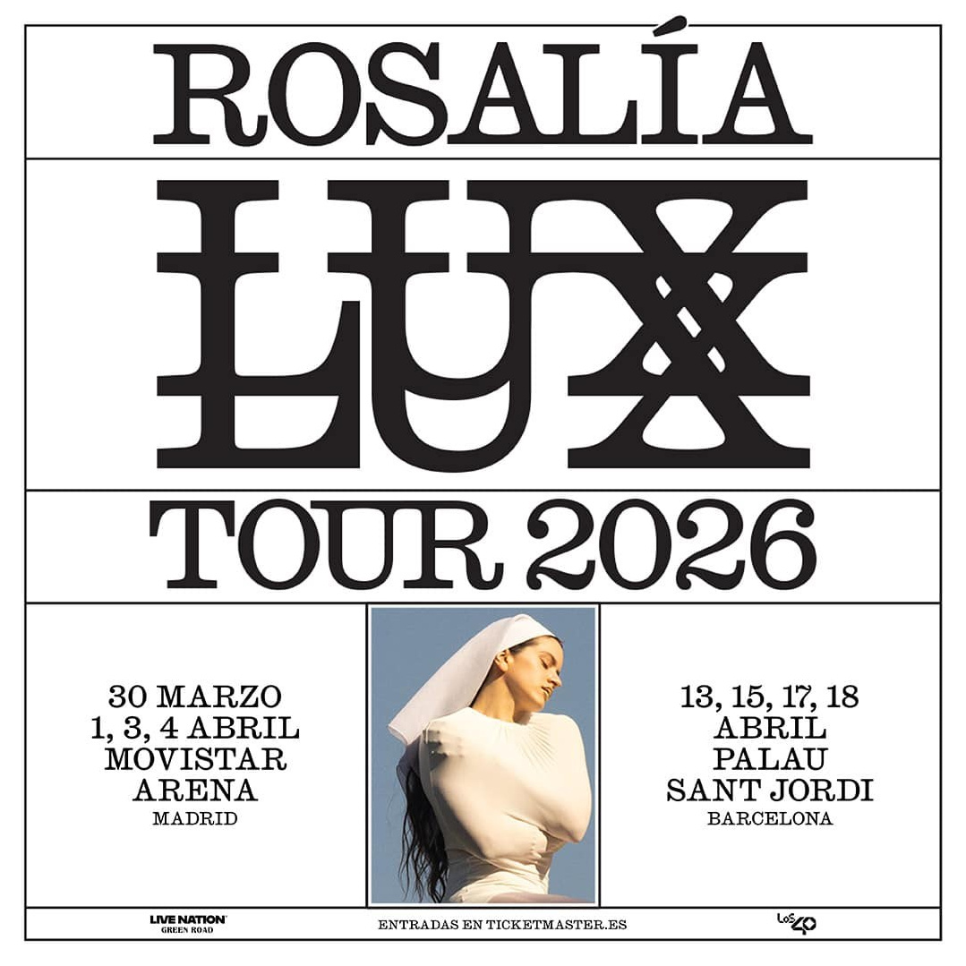 ROSALÍA LUX Tour 2026: concierto en Madrid | FOTKAI