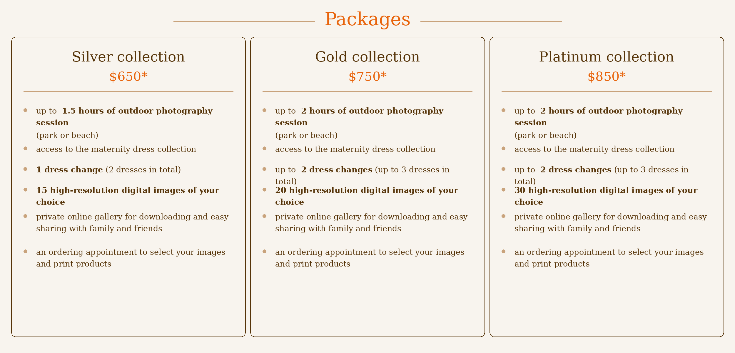 Maternity session session price guide. Newborn and family photographer. Hills District. Sydney