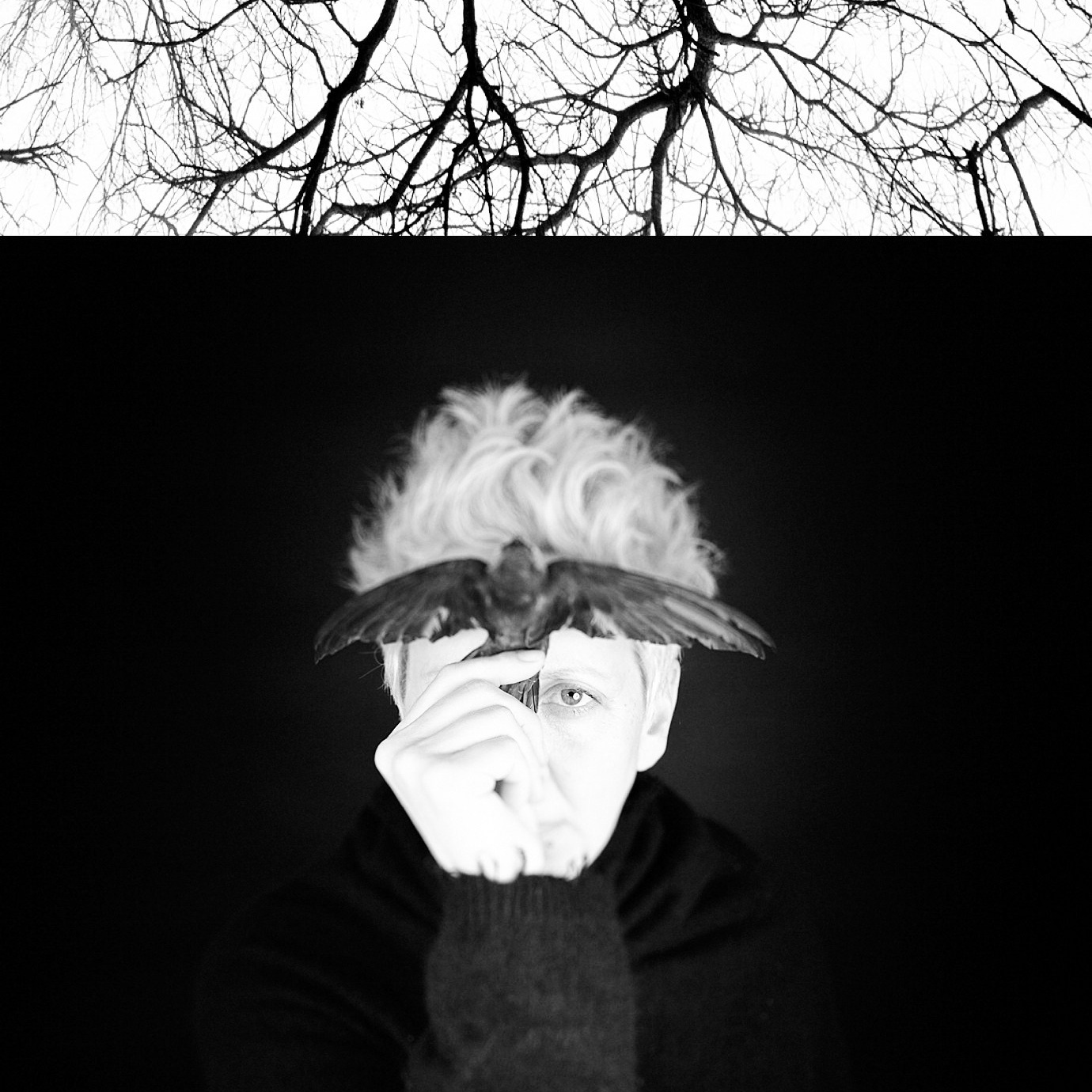 Creative self-portrait by a student discovering self-expression through the lens