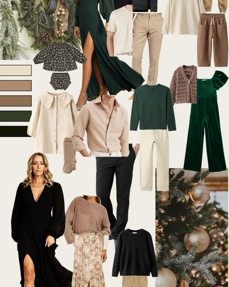 Новорічна фотосесія 2025-26: вдома, у студії та на вулиці — ідеї, кольори, образи. Сімейний фотограф Київ Наталія Шкаврон