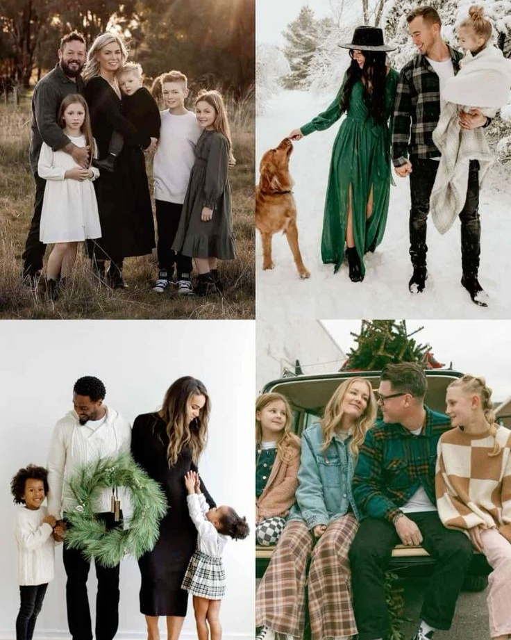 Новорічна фотосесія 2025-26: вдома, у студії та на вулиці — ідеї, кольори, образи. Сімейний фотограф Київ Наталія Шкаврон