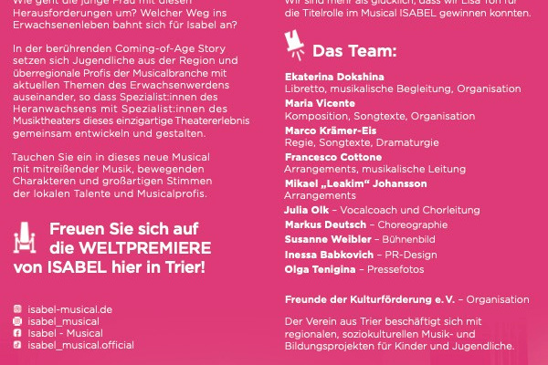 Musical Isabel. Family, Lifestyle and Portrait photograher in Trier, Germany