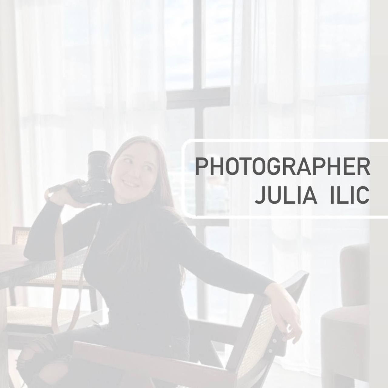 Contact. Photographer in Lucerne Julia Ilic