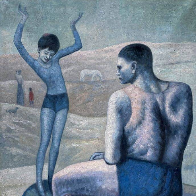 Girl on the Ball Picasso Paint By Numbers