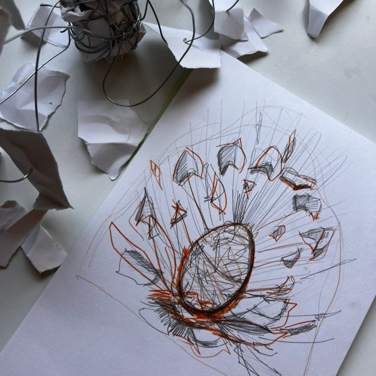 Project for XeniArtSpace Gallery “Breaking to Begin”. ReefCeramics, based in Nicosia, is a creative hub where handcrafted ce