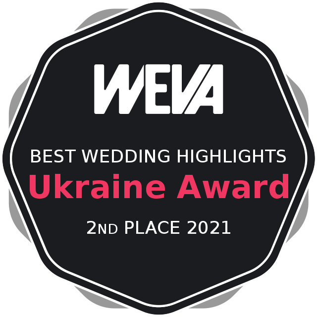 WEVA AWARDS UKRAINE 2021. Wedding Photographer & Videographer in Barcelona, Europe | Yarets Studio