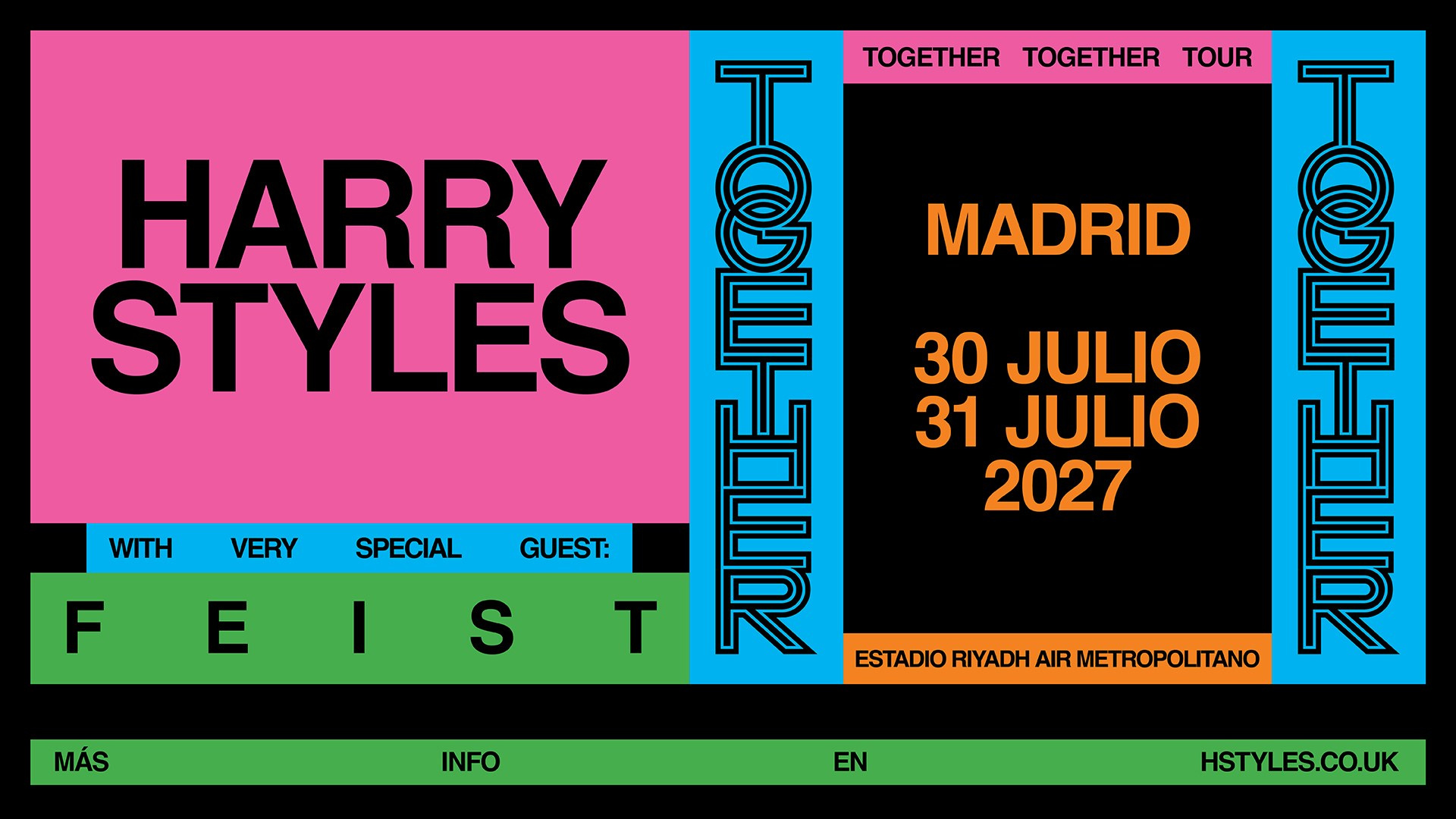 Harry Styles to Perform Two Madrid Shows as Part of the Together, Together Tour | FOTKAI