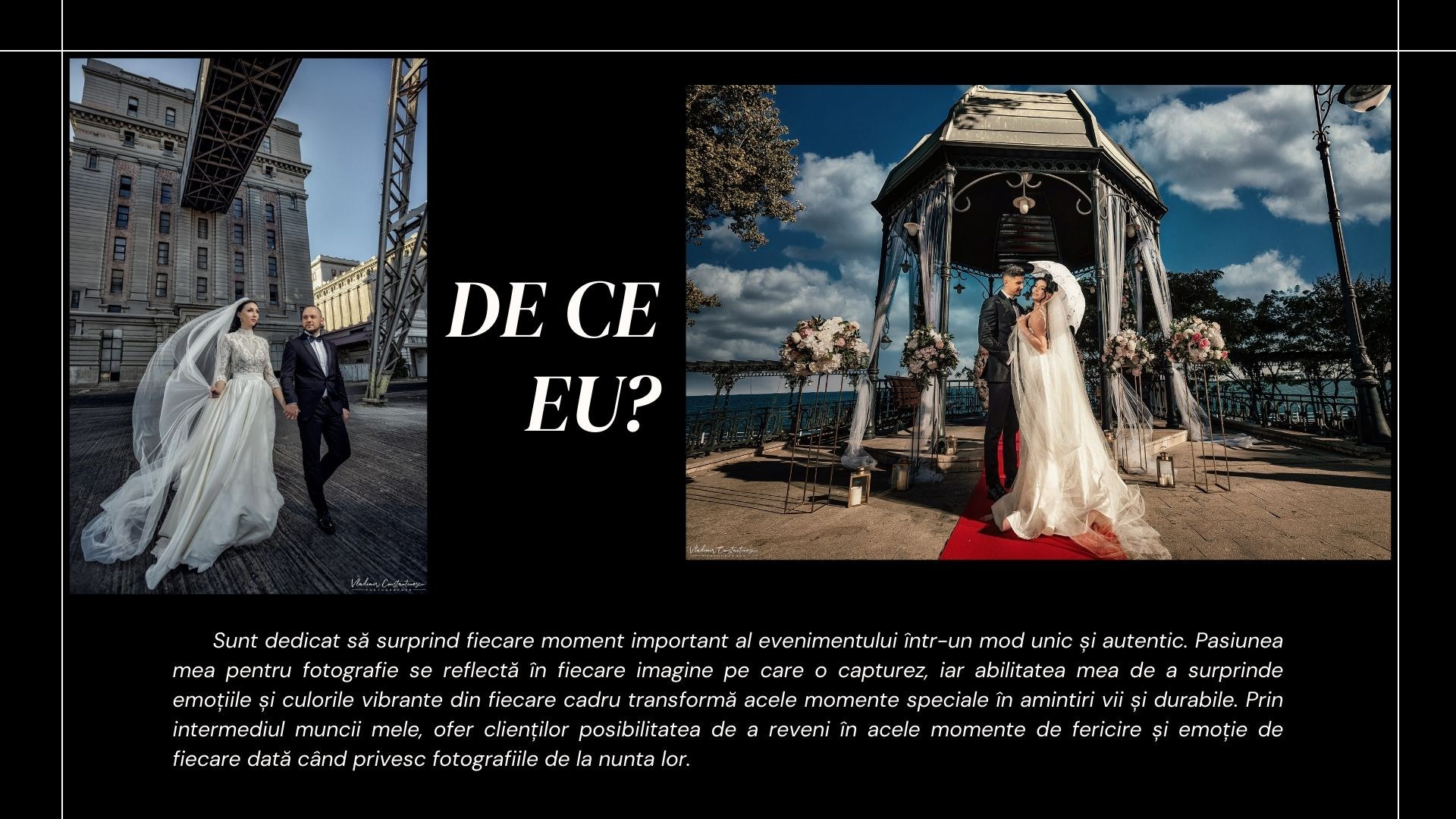 Vladimir Constantinescu - Fotograf de nunta Constanta