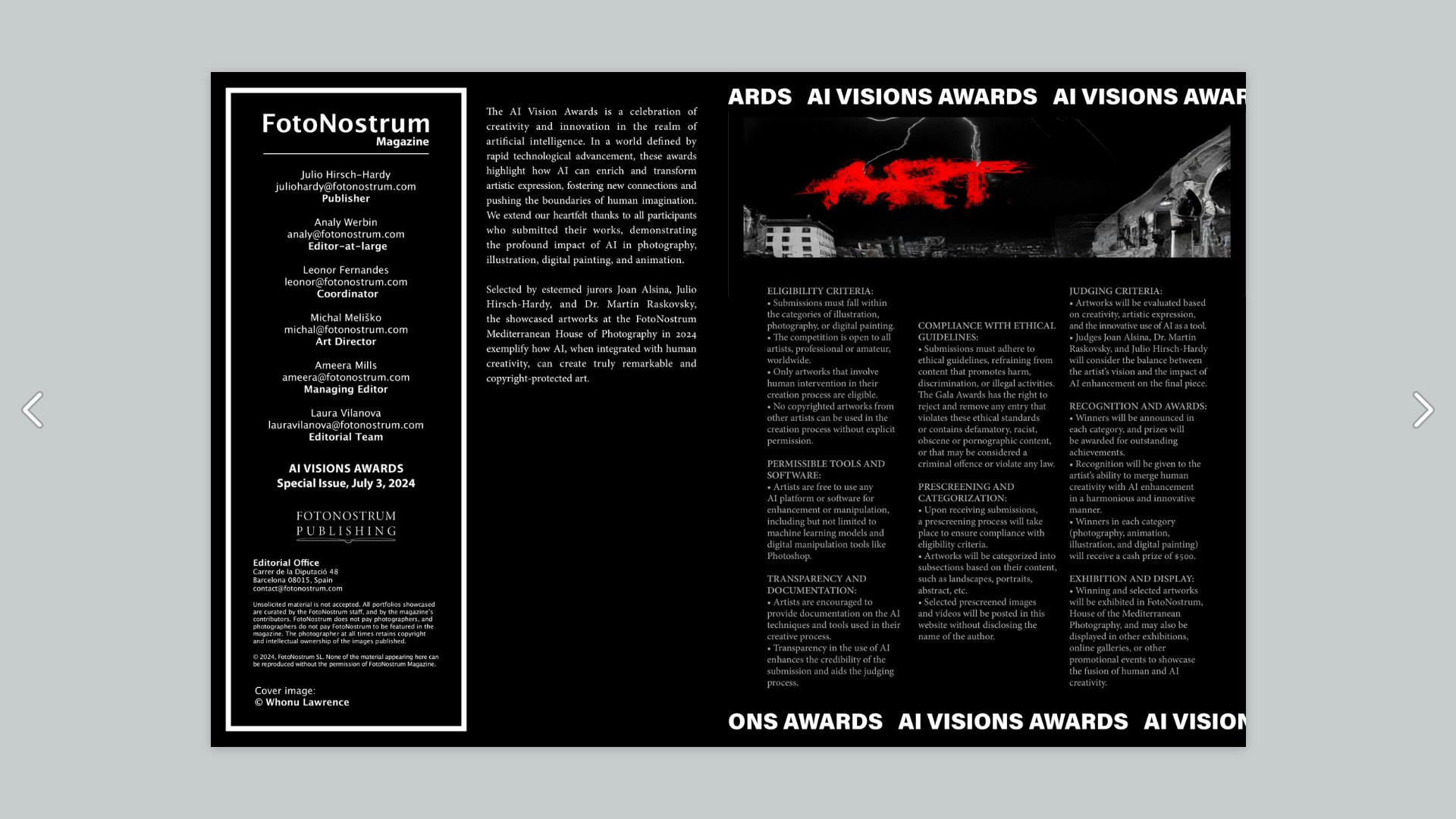 AI Vision Awards 2024. Lolly Shine. Contemporary digital artist